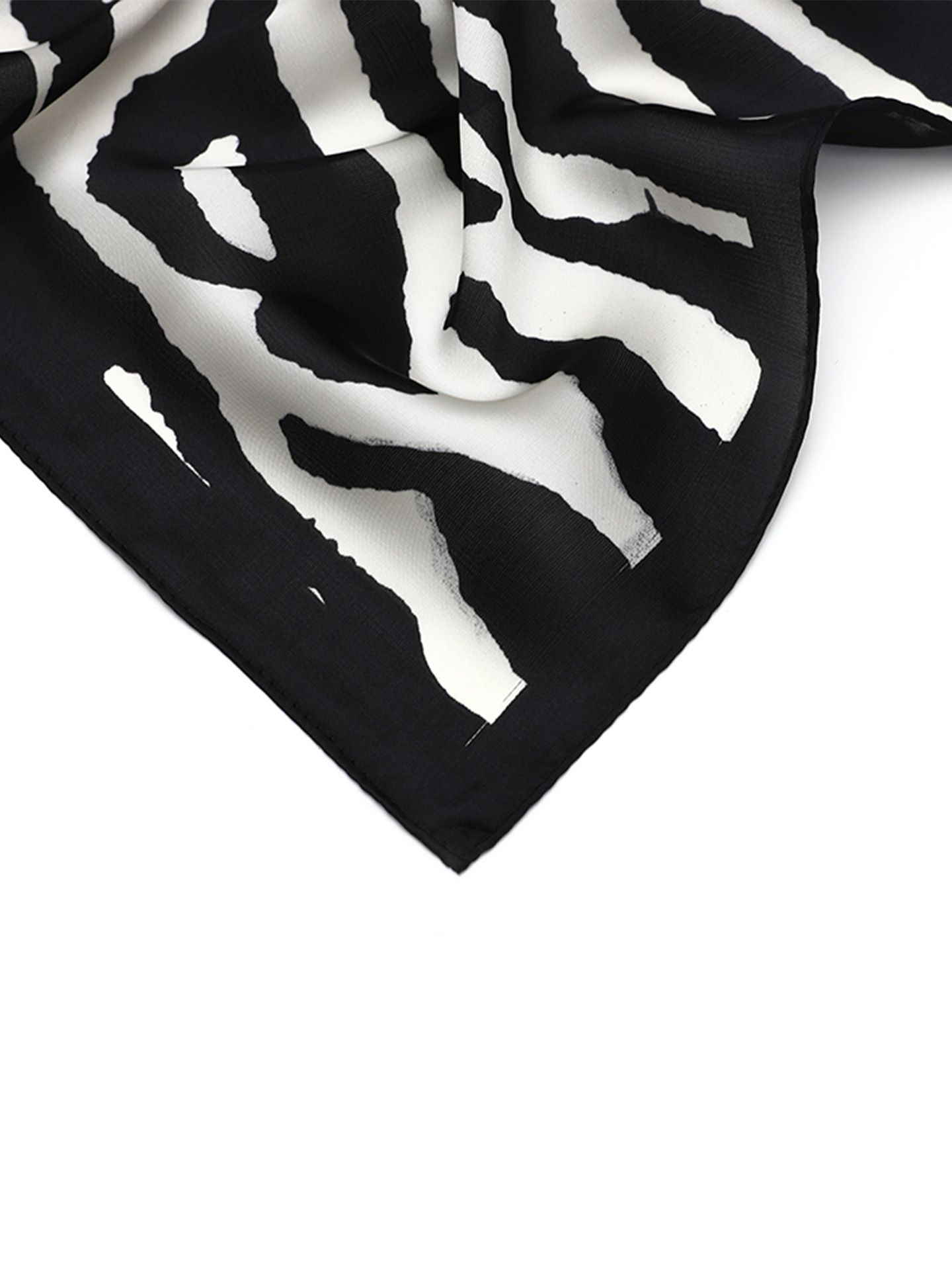 Schijvens mode Sjaal Kim Zwart 00083602-7500