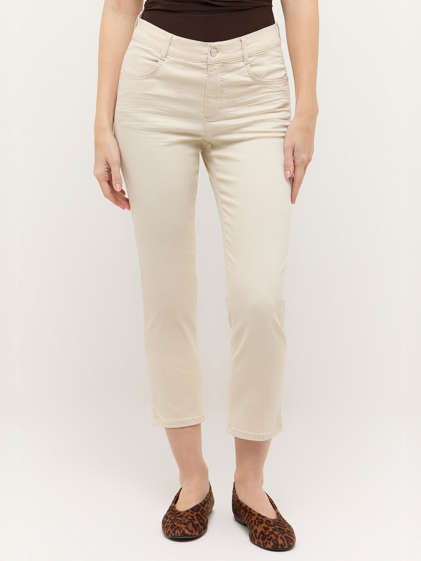 Angels Slim Fit Jeans 7/8 Beige 00083612-5210