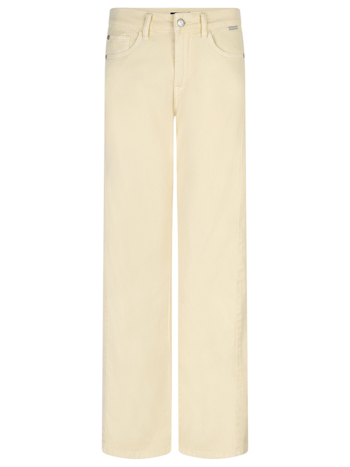 Red Button Wide Jeans Claudette Geel 00083617-2800