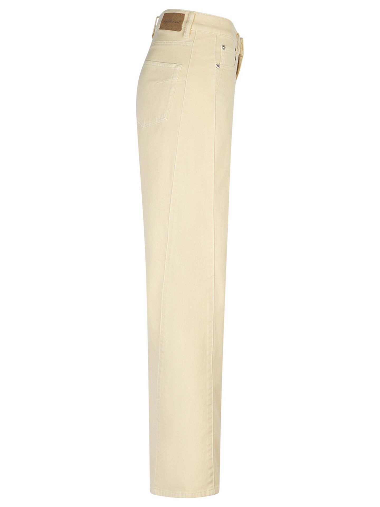 Red Button Wide Jeans Claudette Geel 00083617-2800