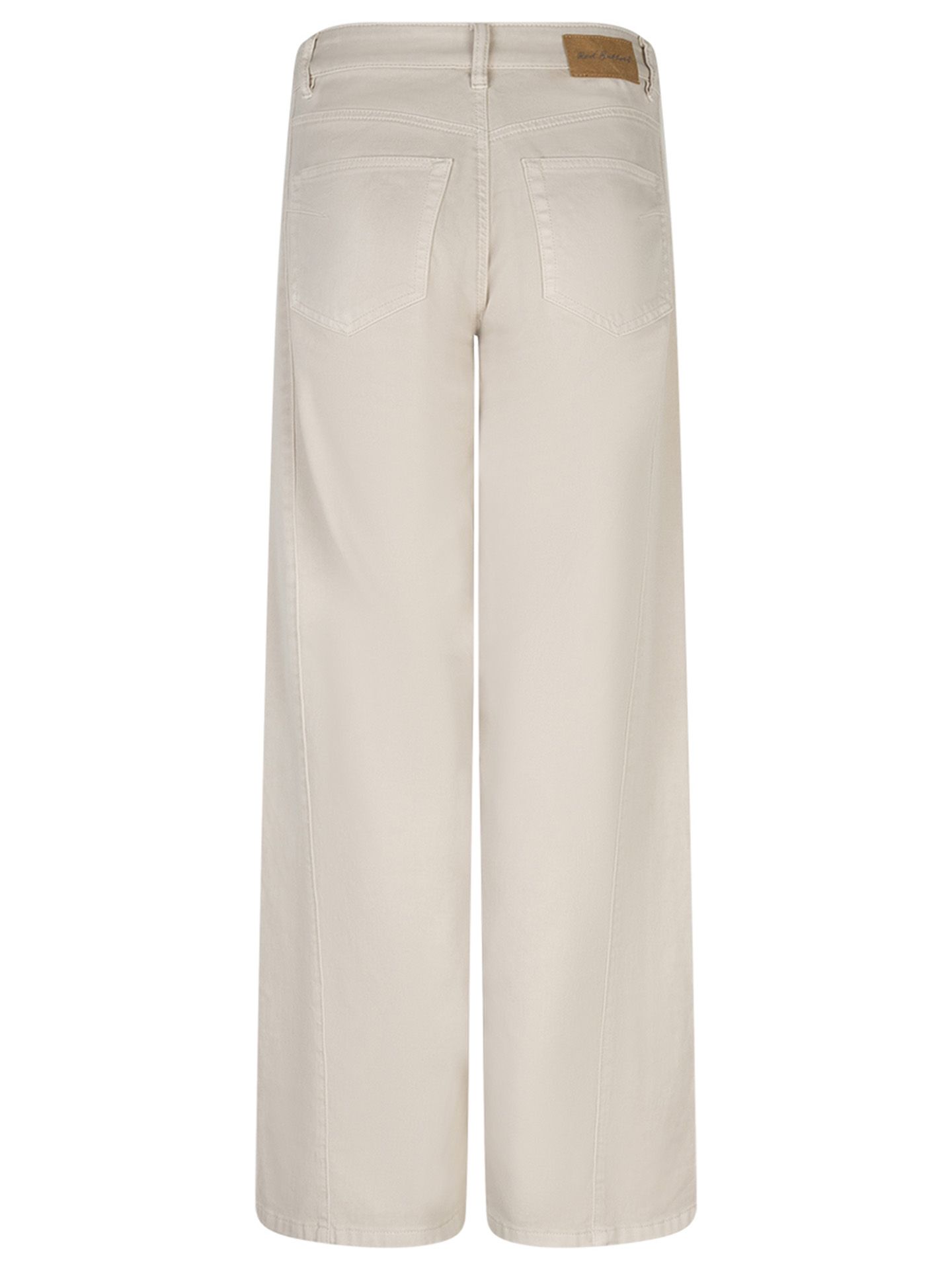 Red Button Wide Jeans Claudette Beige 00083617-5100