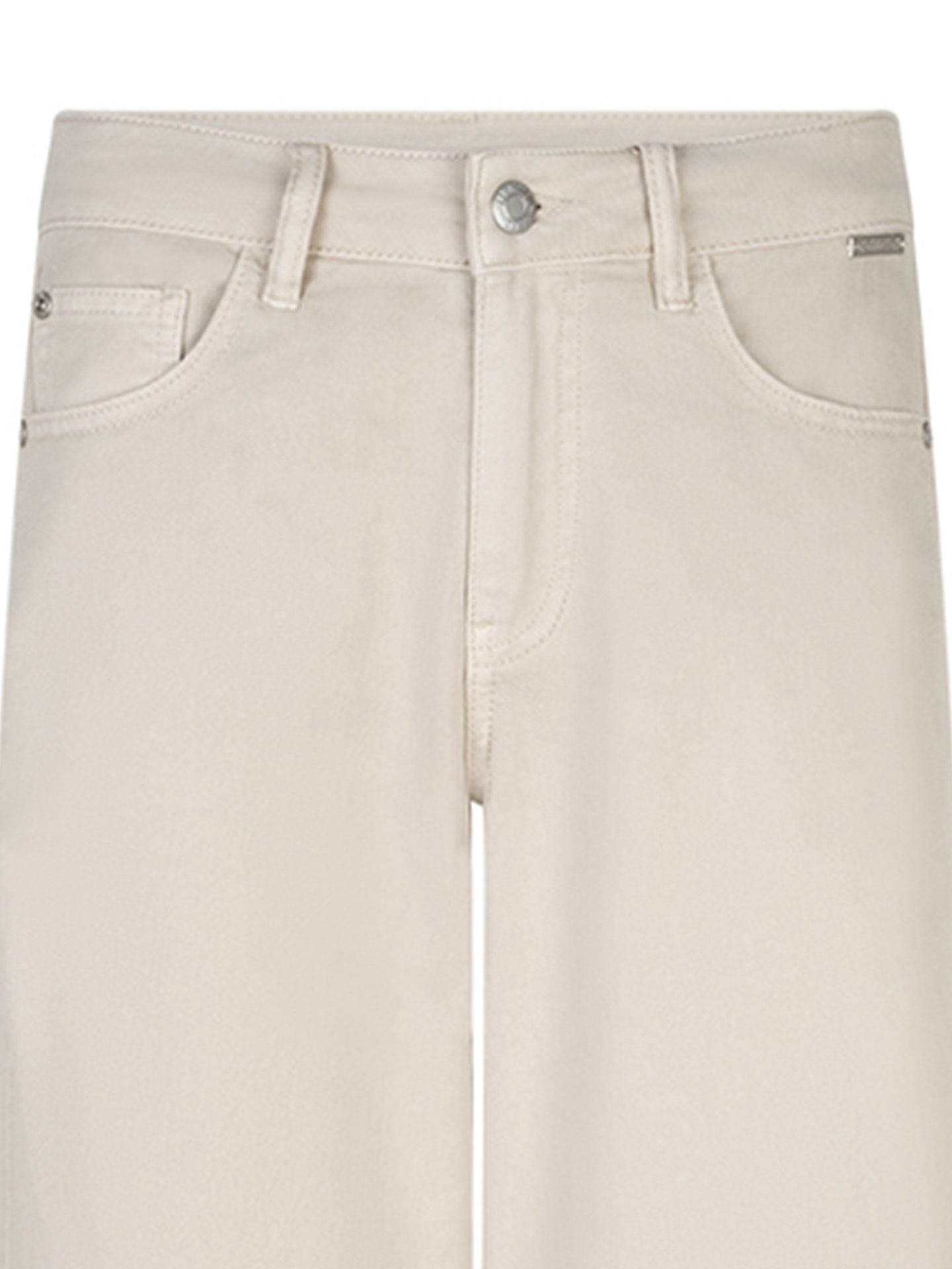 Red Button Wide Jeans Claudette Beige 00083617-5100