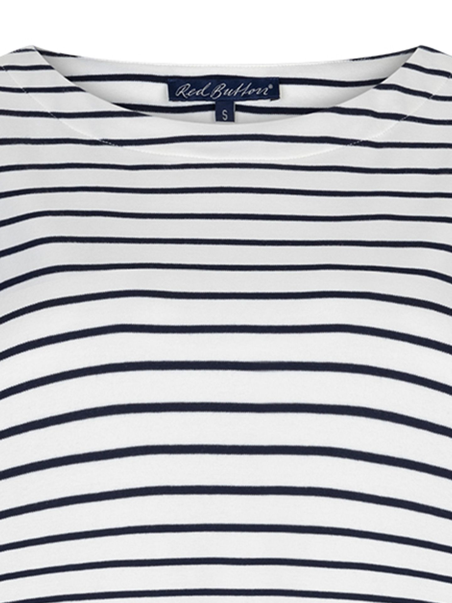 Red Button T-shirt Terry Blauw 00083618-1500