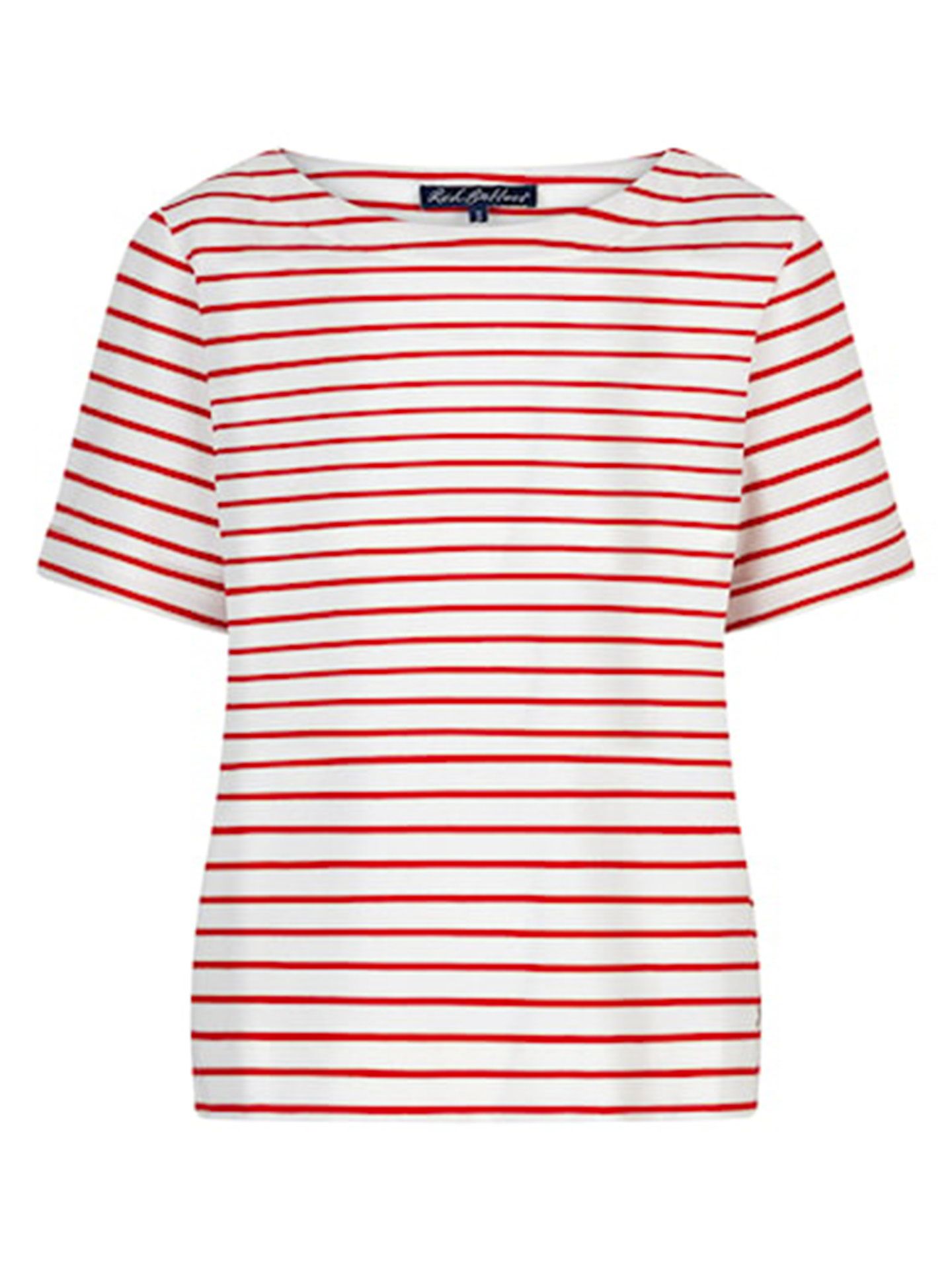 Red Button T-shirt Terry Rood 00083618-4800