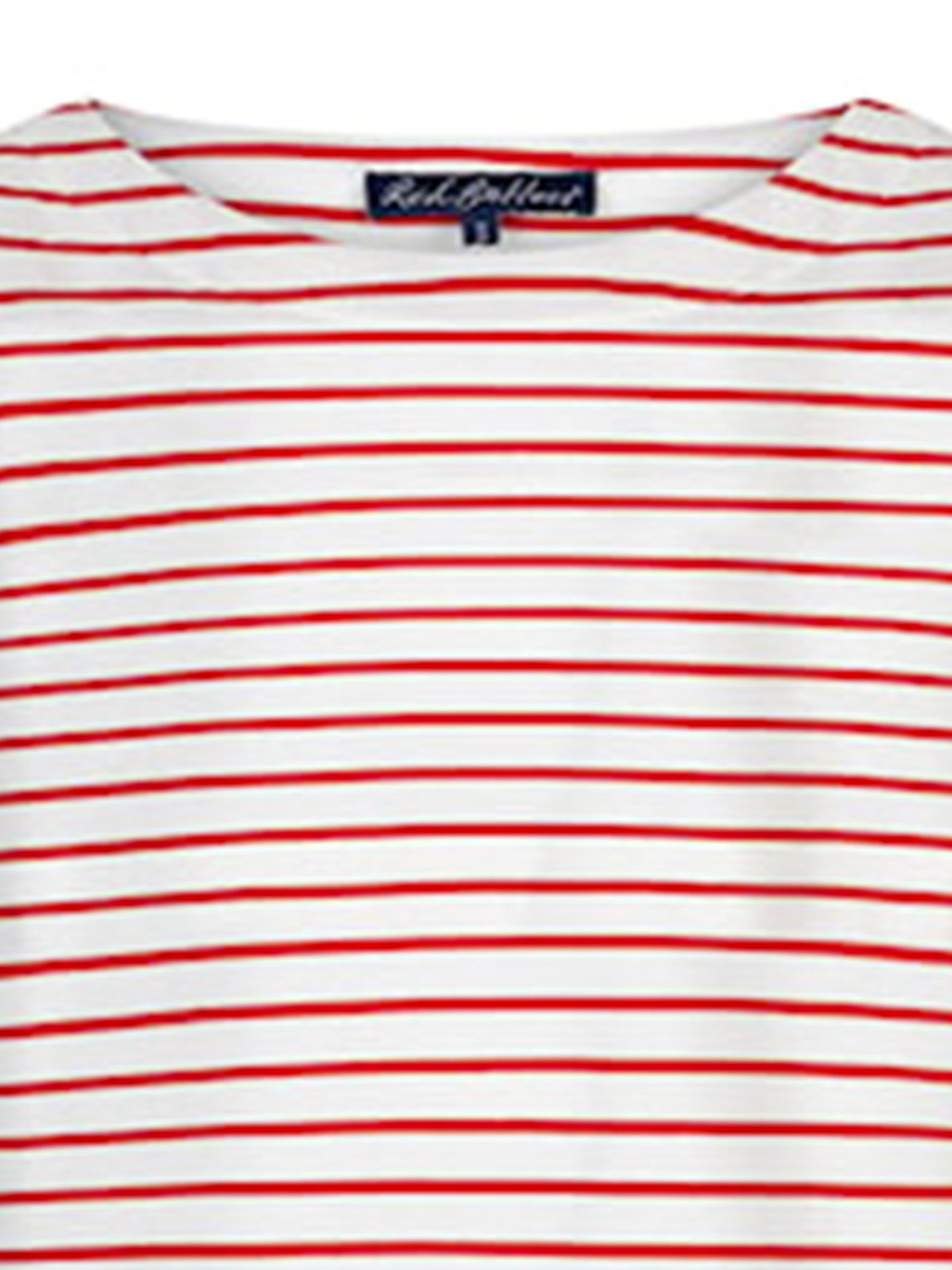 Red Button T-shirt Terry Rood 00083618-4800