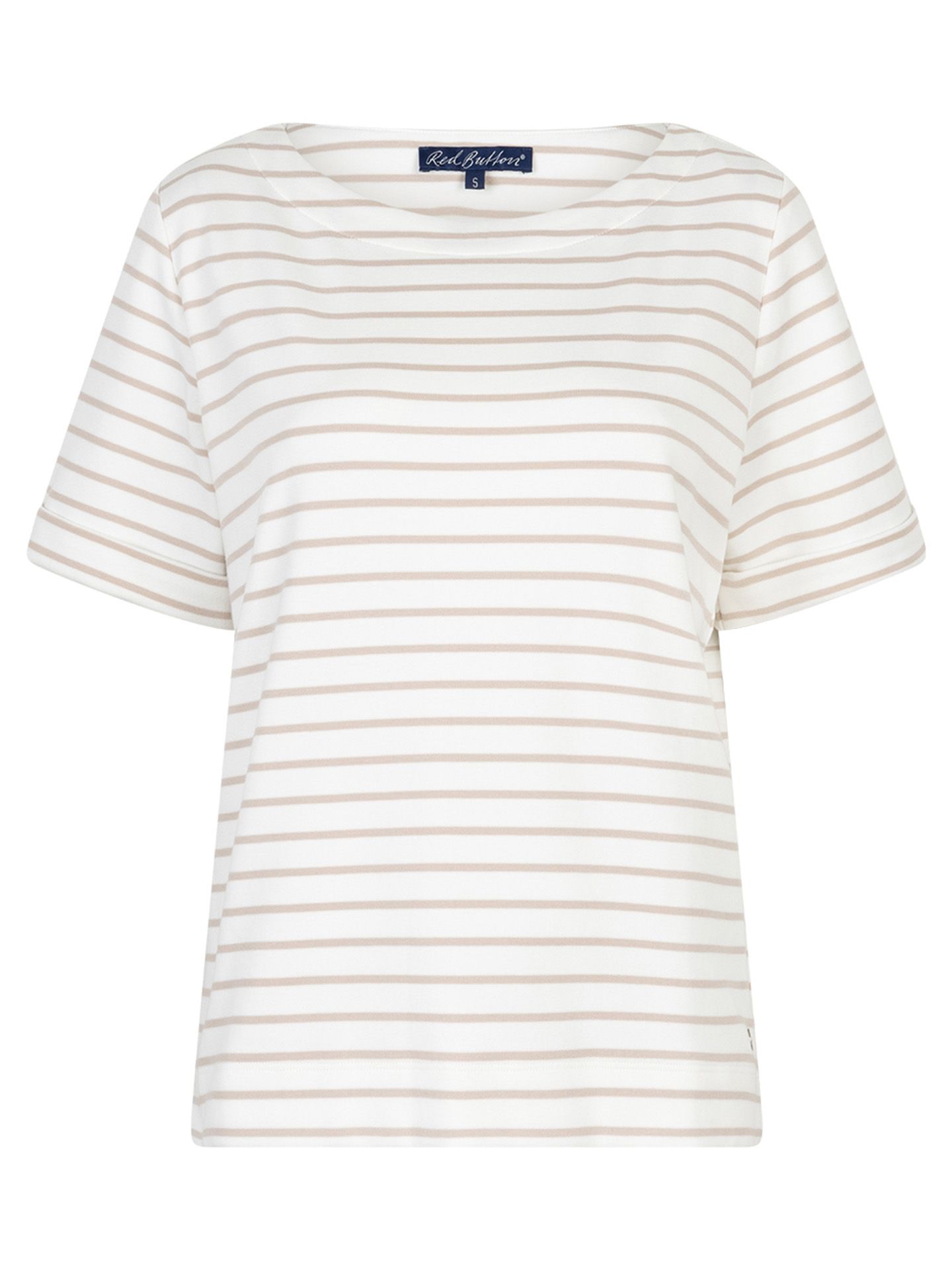 Red Button T-shirt Terry Beige 00083618-5200