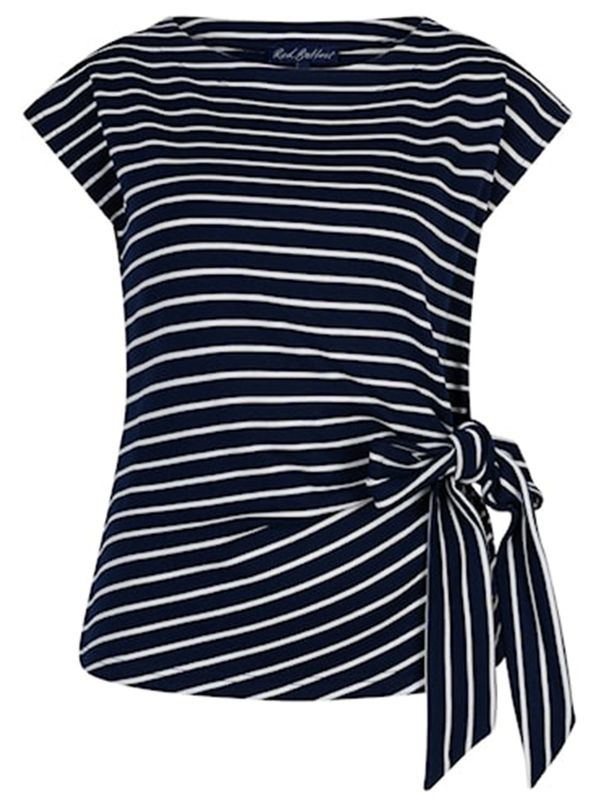 Red Button T-shirt Terry Blauw 2900080255056