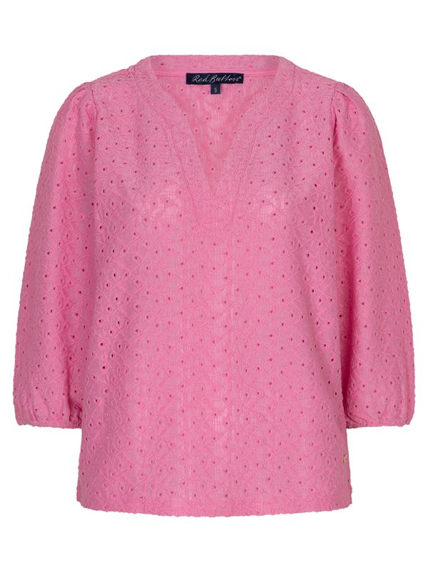 Red Button Shirt Top Roze 2900081360049