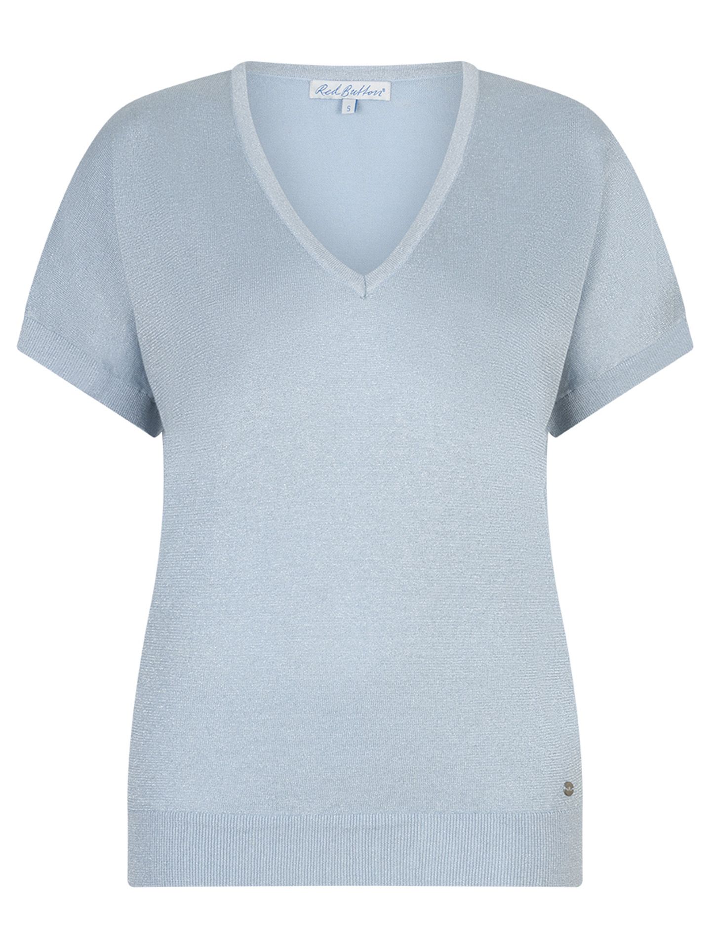 Red Button T-shirt Jerry Blauw 00083636-1600