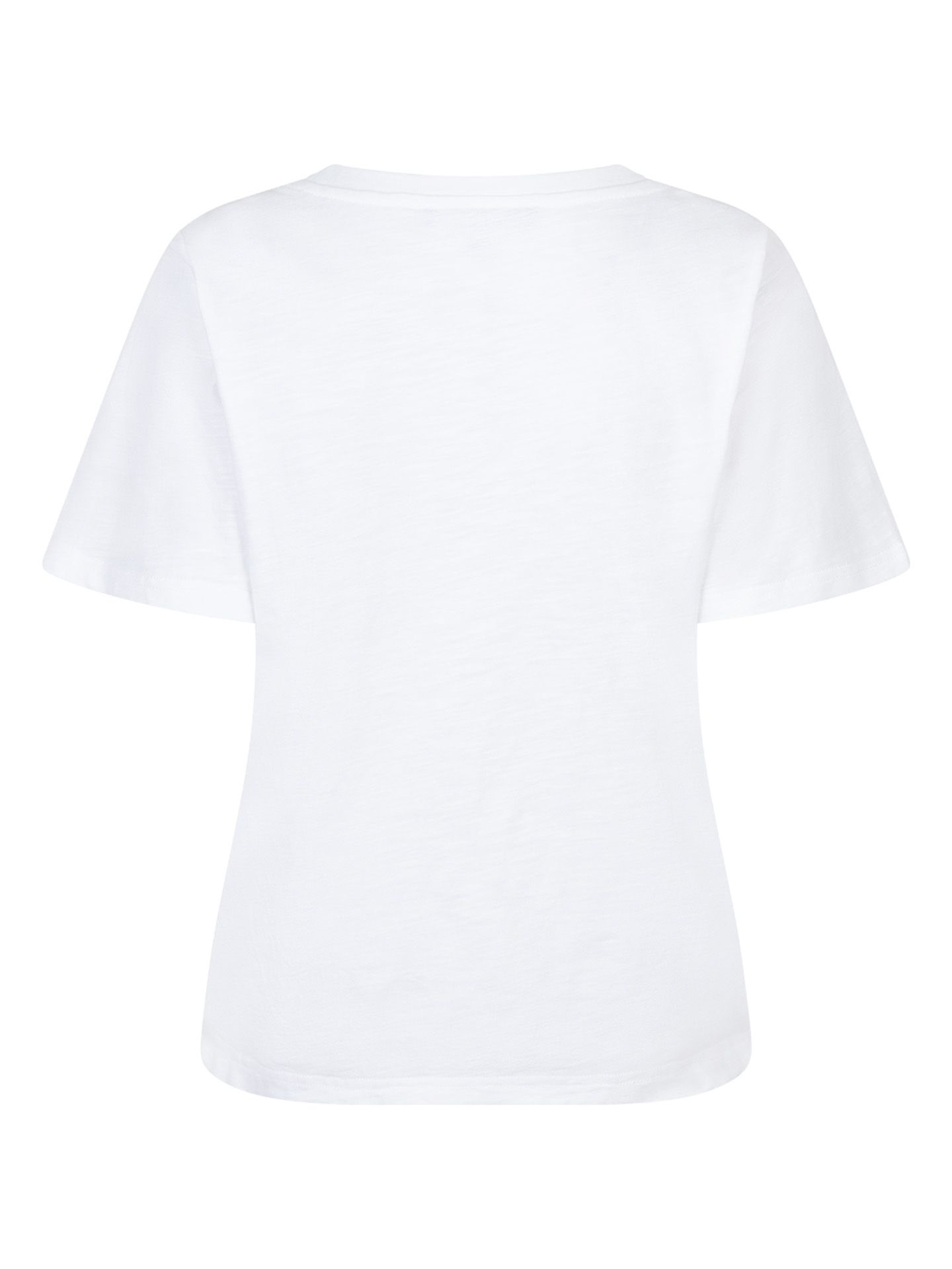 Red Button T-shirt Temmy Wit 00083637-7000