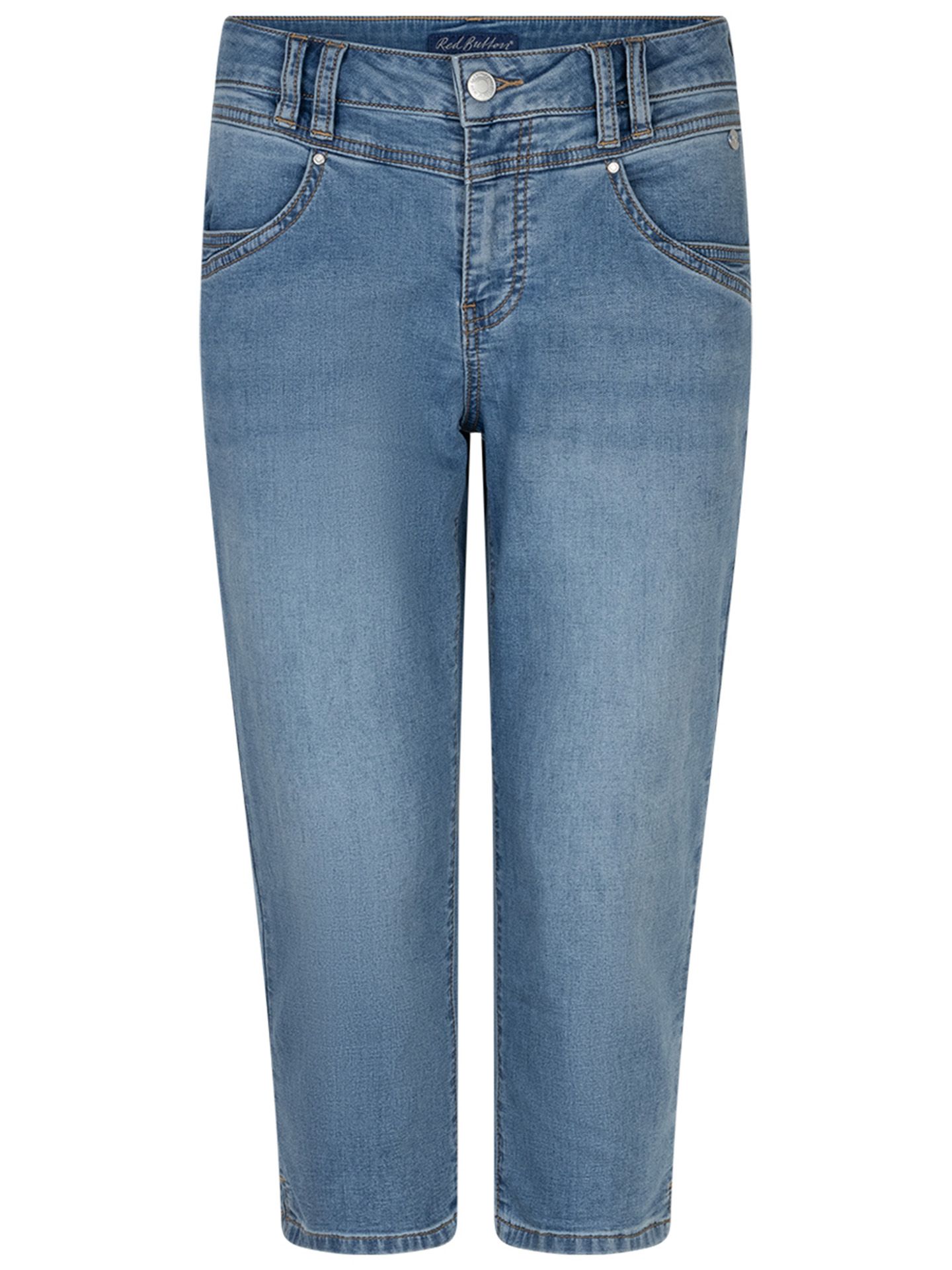 Red Button Regular Jeans Suze 3/4 Blauw 00083640-800