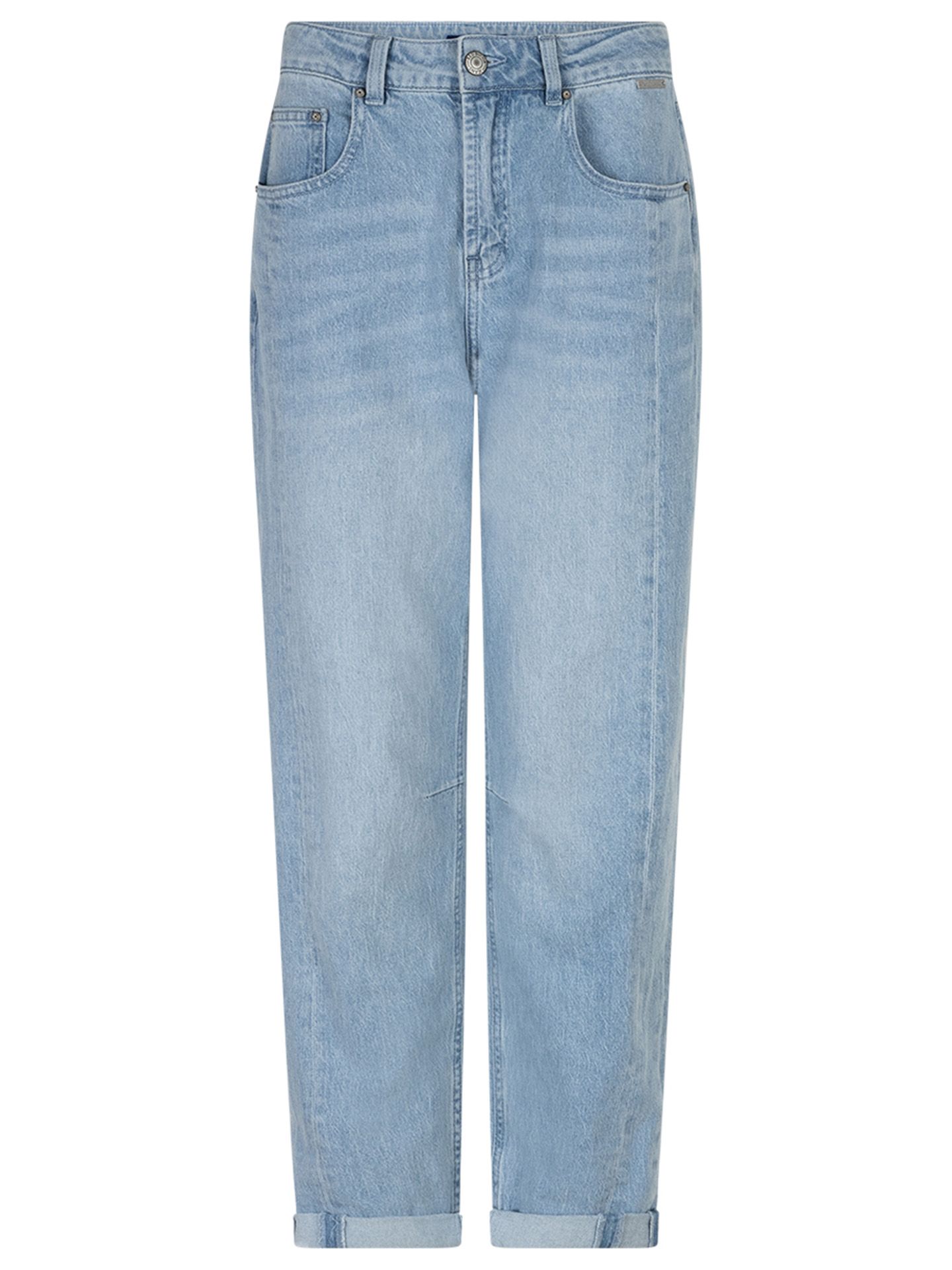 Red Button Straight Jeans Caitlina Blauw 00083641-500