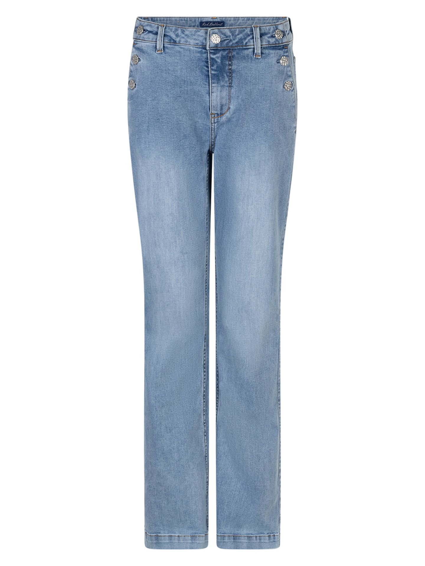 Red Button Flared Jeans Bibette Blauw 00083644-800