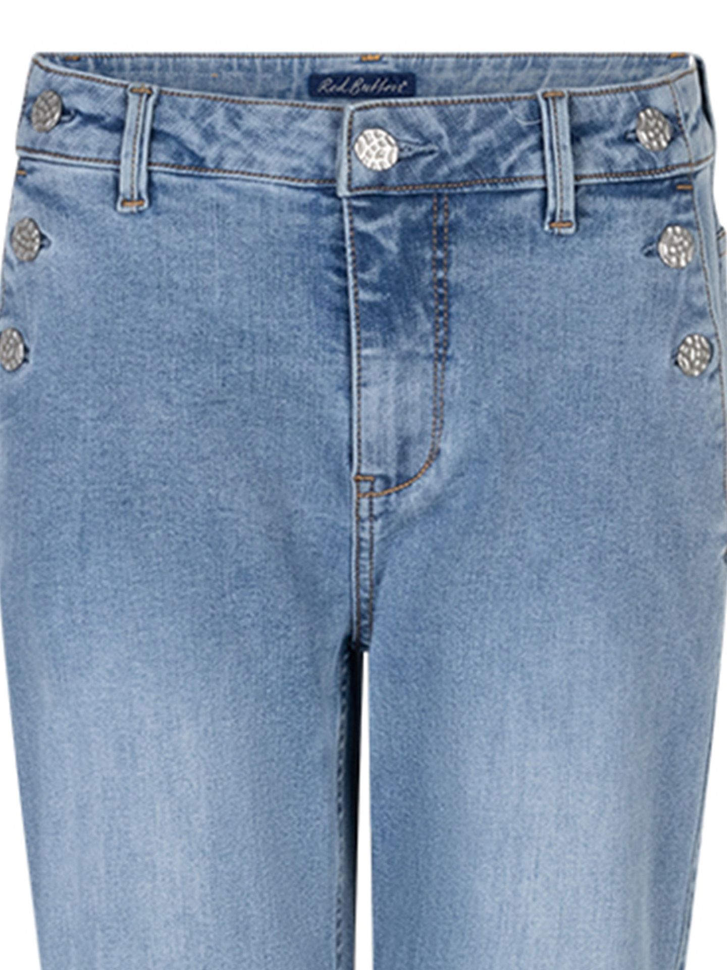 Red Button Straight Jeans Bibette Blauw 00083644-800