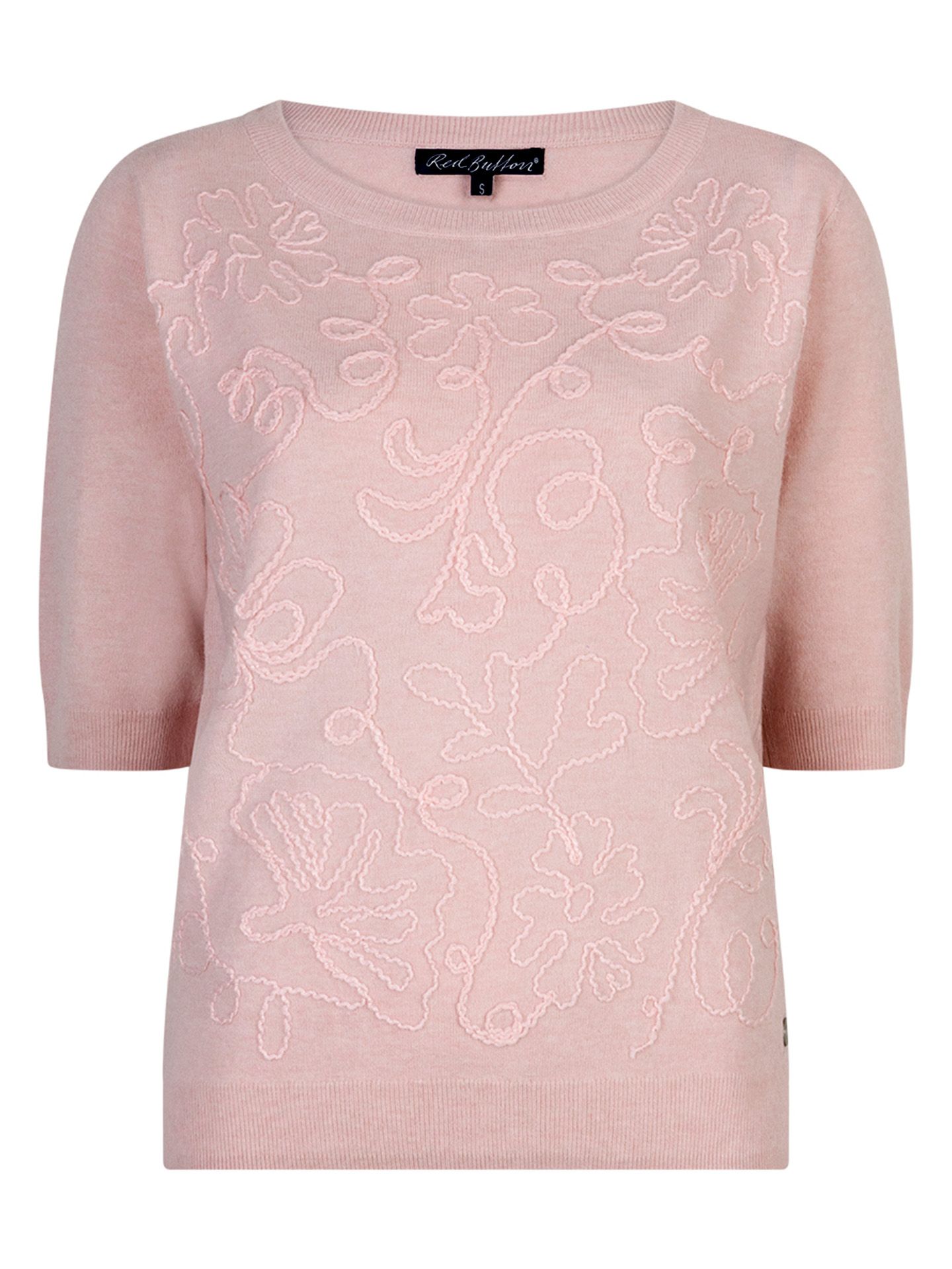 Red Button Trui Sweet Roze 00083647-4700