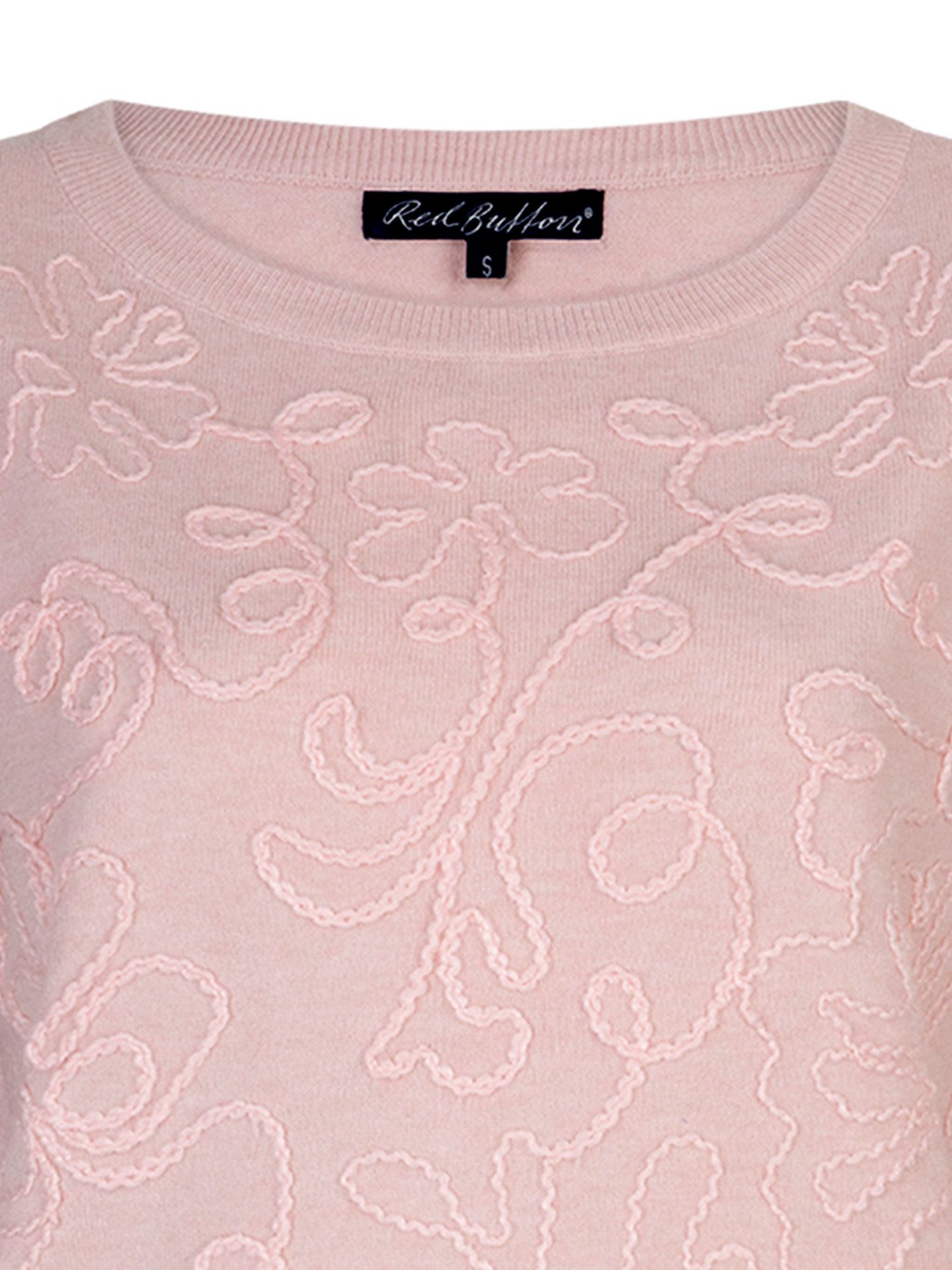 Red Button Trui Sweet Roze 00083647-4700