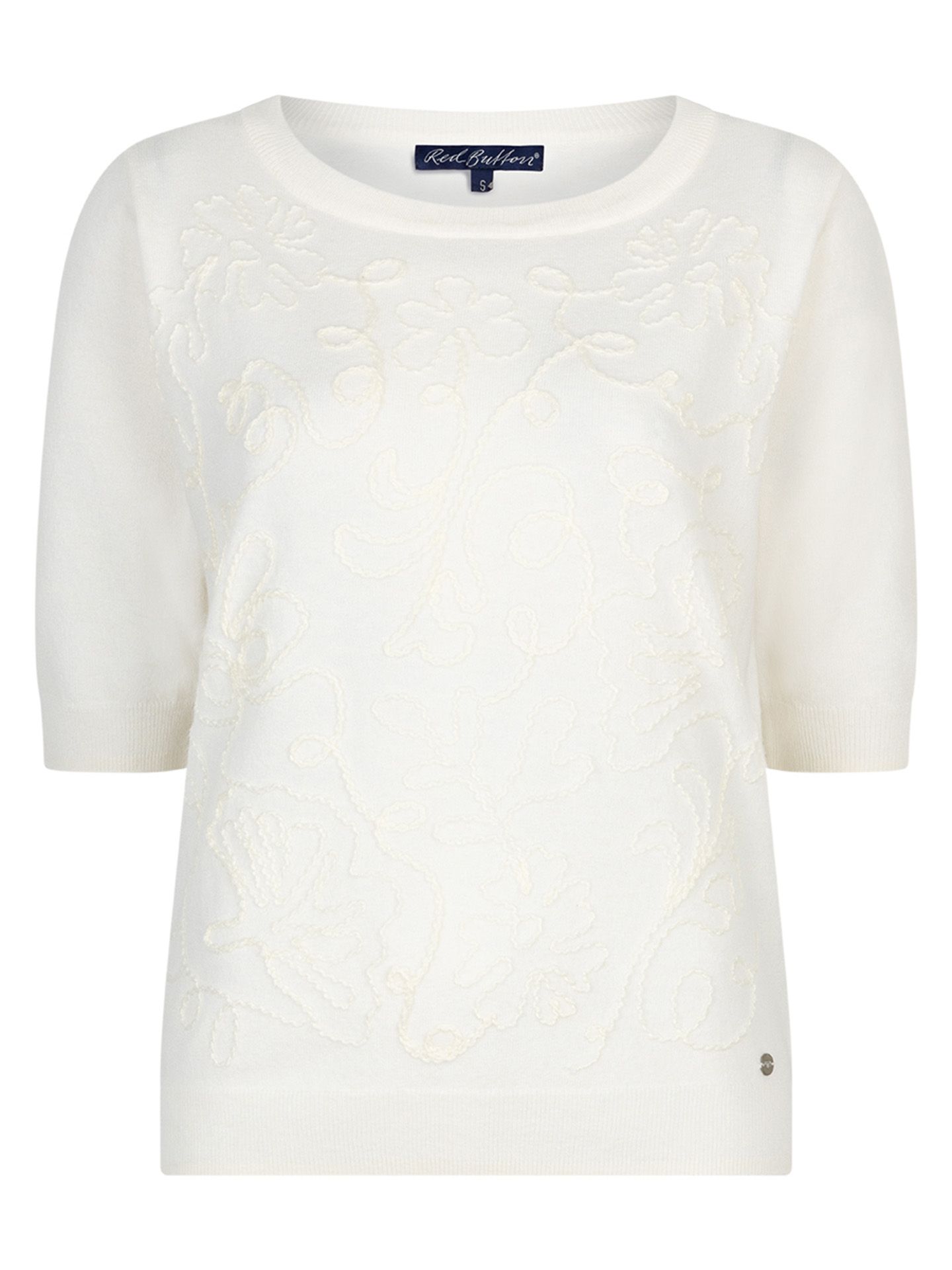 Red Button Trui Sweet Off white 00083647-5000