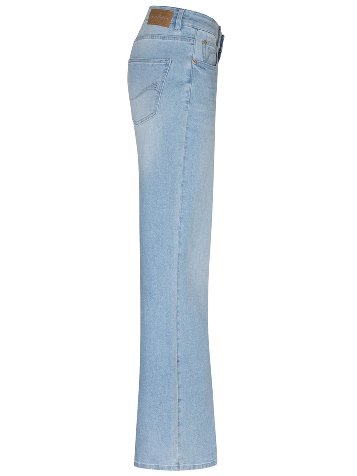 Red Button Flared Jeans Brielle Blauw 00083648-500