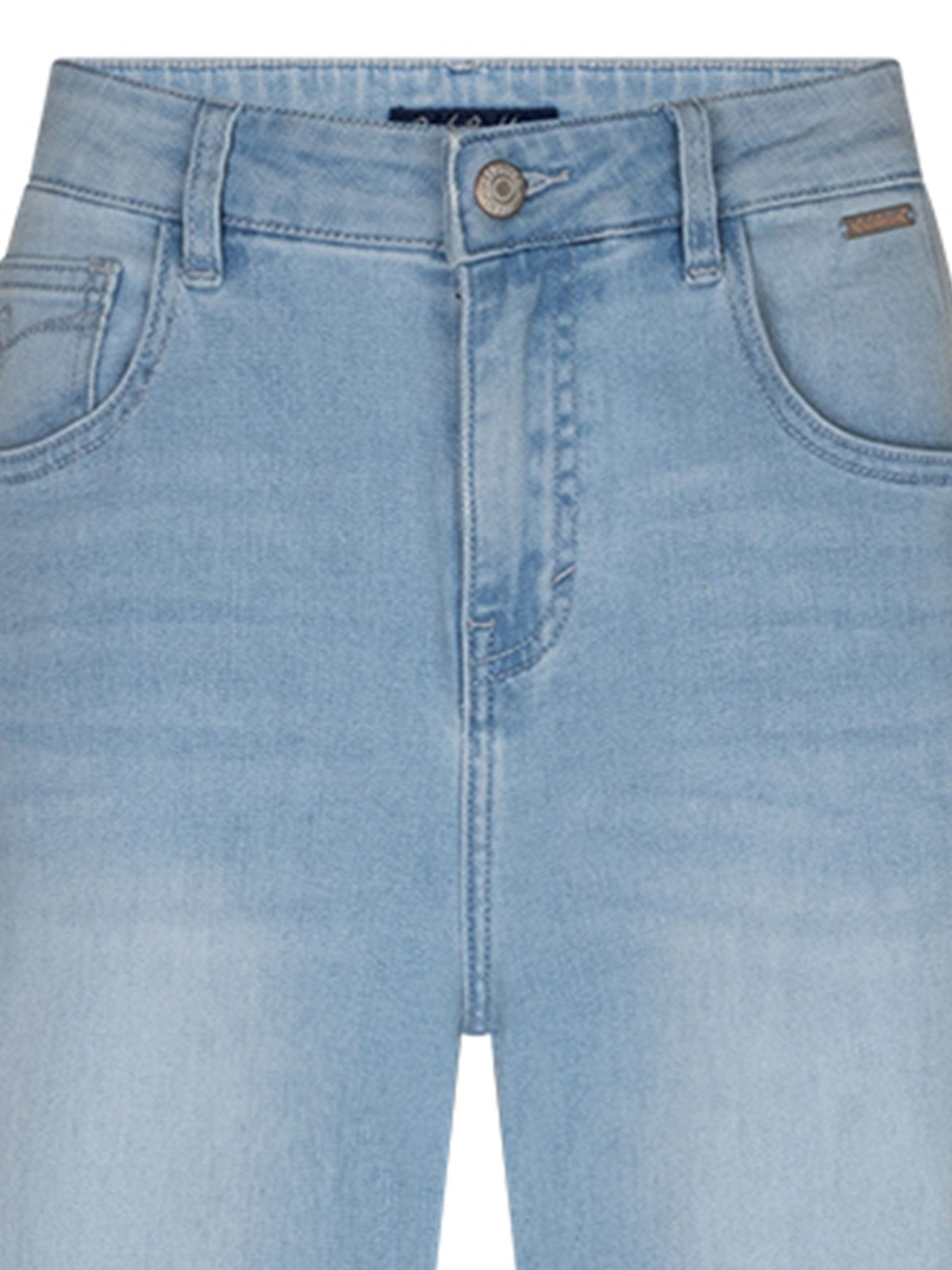 Red Button Flared Jeans Brielle Blauw 00083648-500