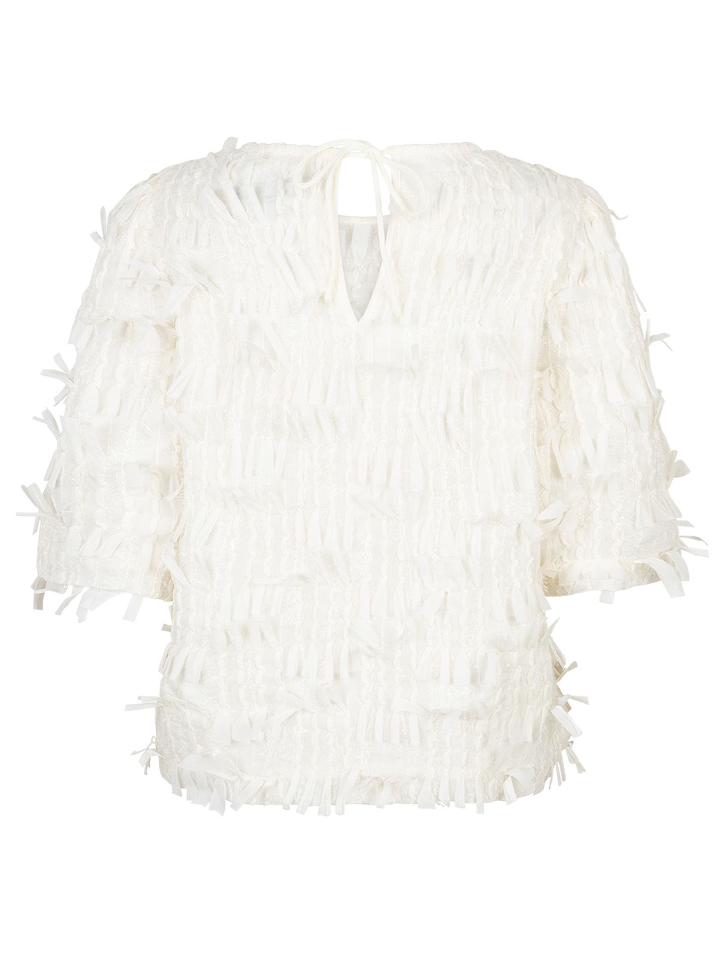 Red Button Blouse Fiona Off white 00083649-5000