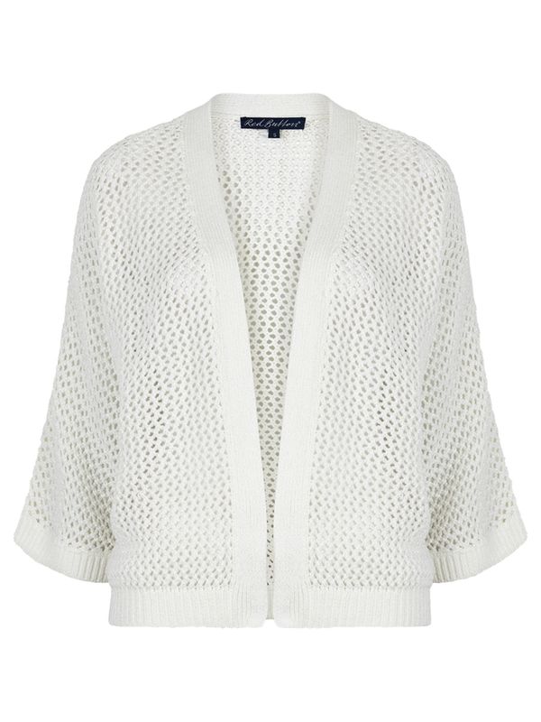 Red Button Vest Cardigan Off white 2900080303047