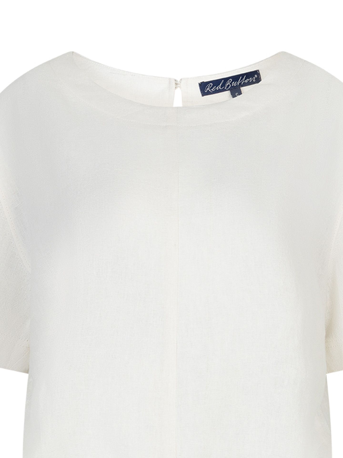 Red Button Blouse Skyler Off white 00083655-5050