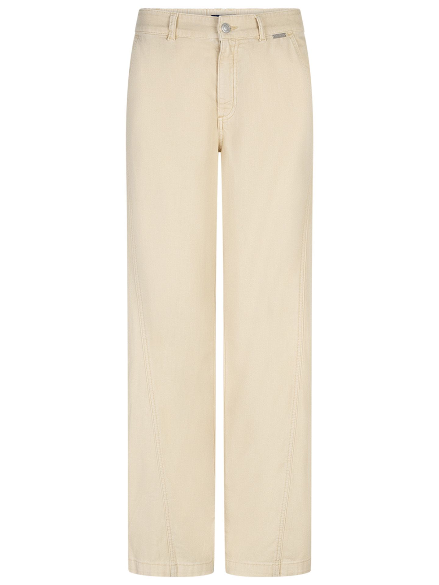 Red Button Wide Jeans Claudette Geel 00083656-2340