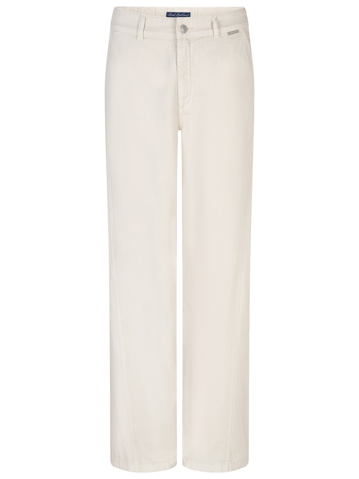 Red Button Wide Jeans Claudette Beige 00083656-5100