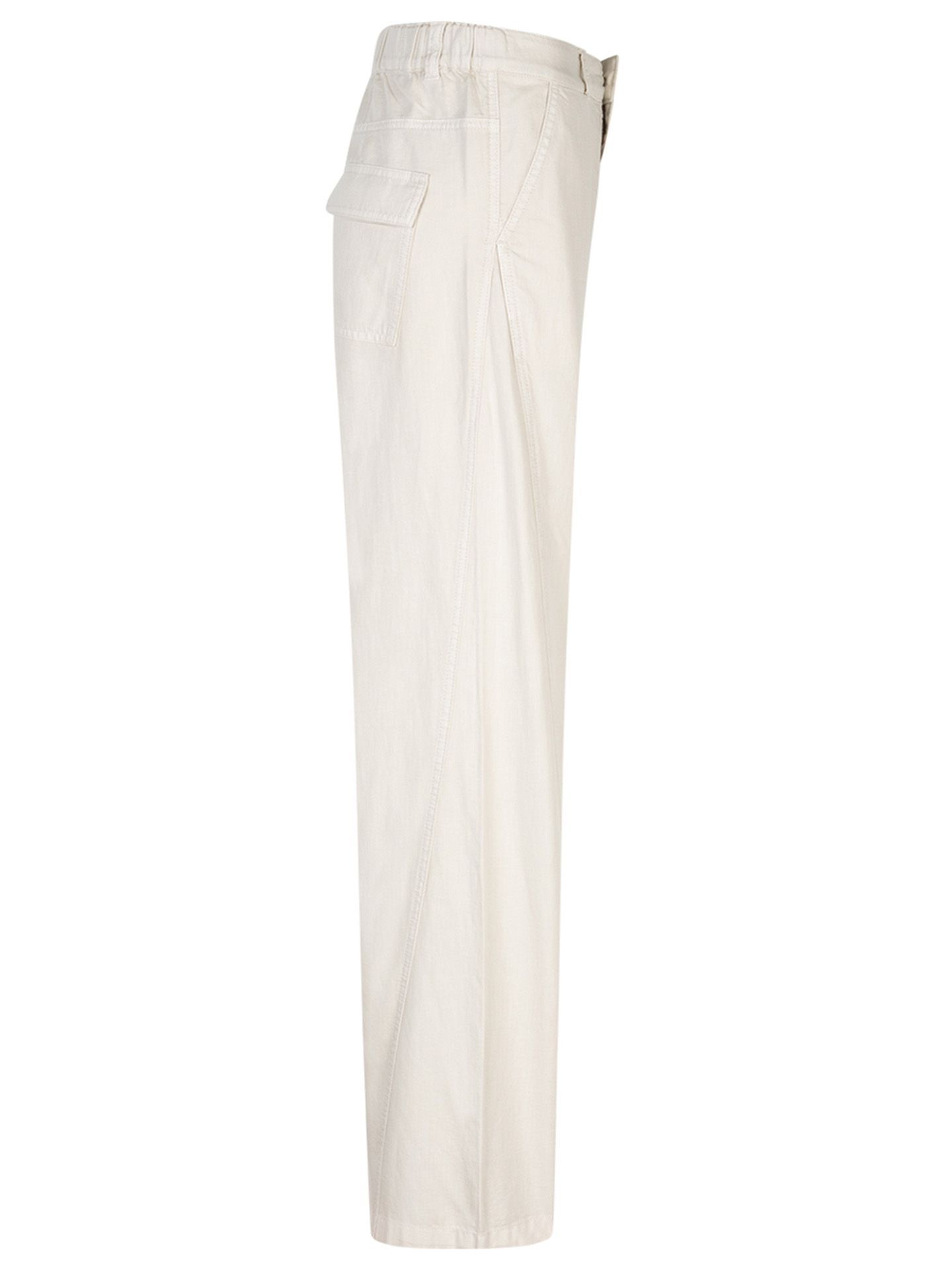 Red Button Wide Jeans Claudette Beige 00083656-5100