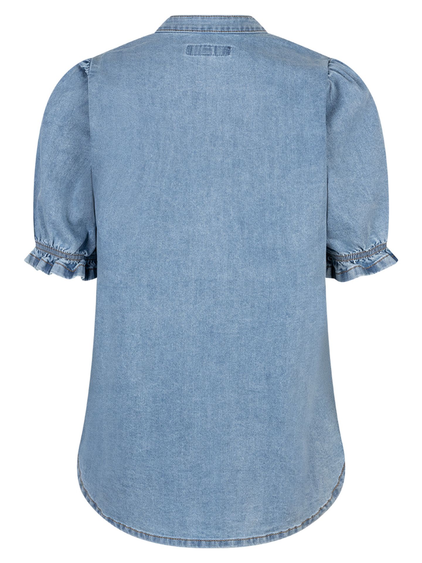 Red Button Blouse Victoria  Blauw 00083658-500