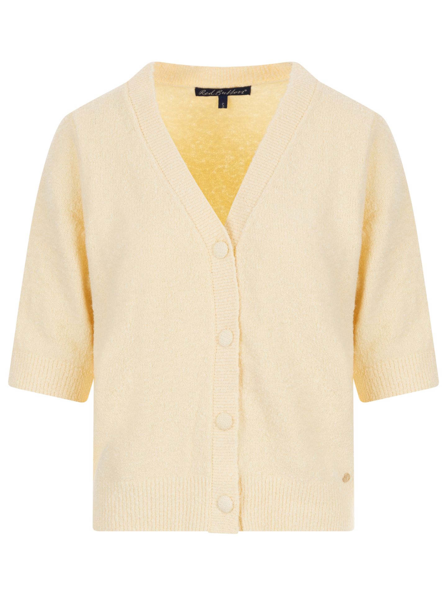 Red Button Vest Cardigan Geel 00083659-2800