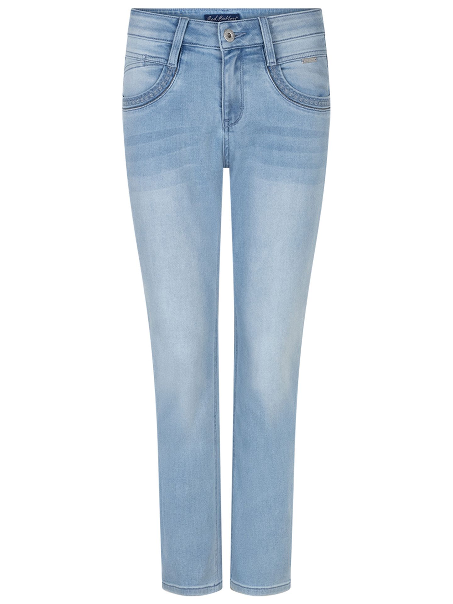 Red Button Slim Fit Jeans Sissy Blauw 00083660-500