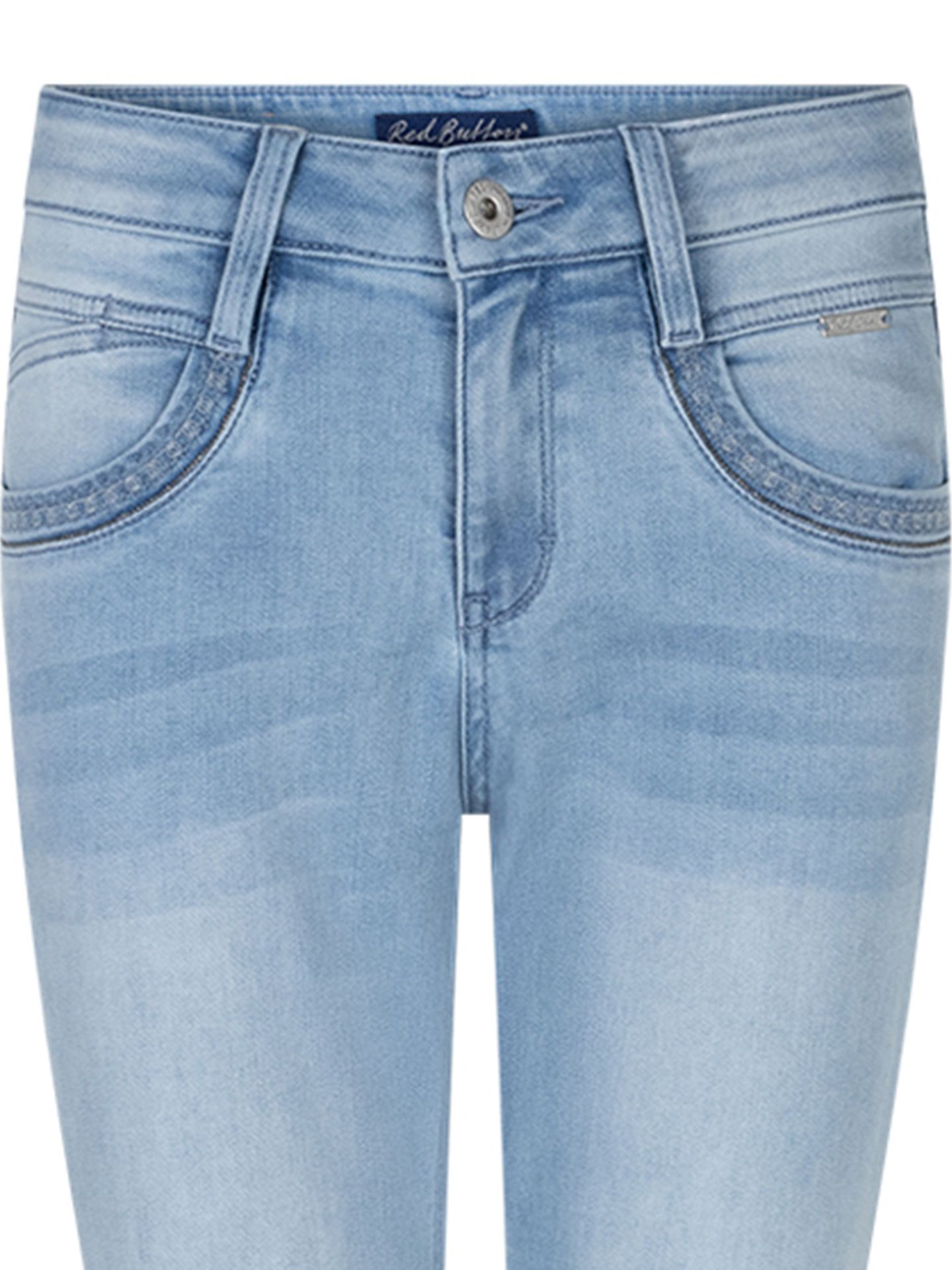 Red Button Slim Fit Jeans Sissy Blauw 00083660-500