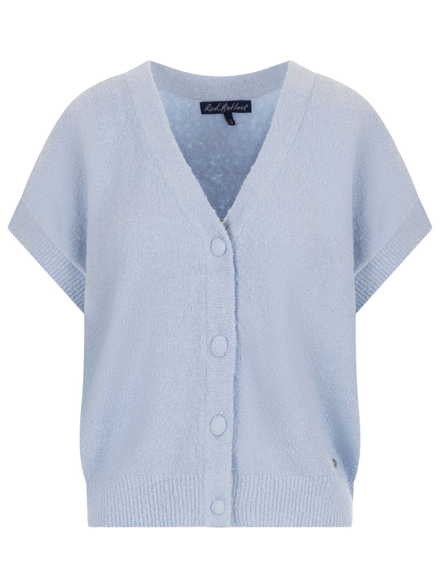 Red Button Vest Lesley Blauw 00083662-1600