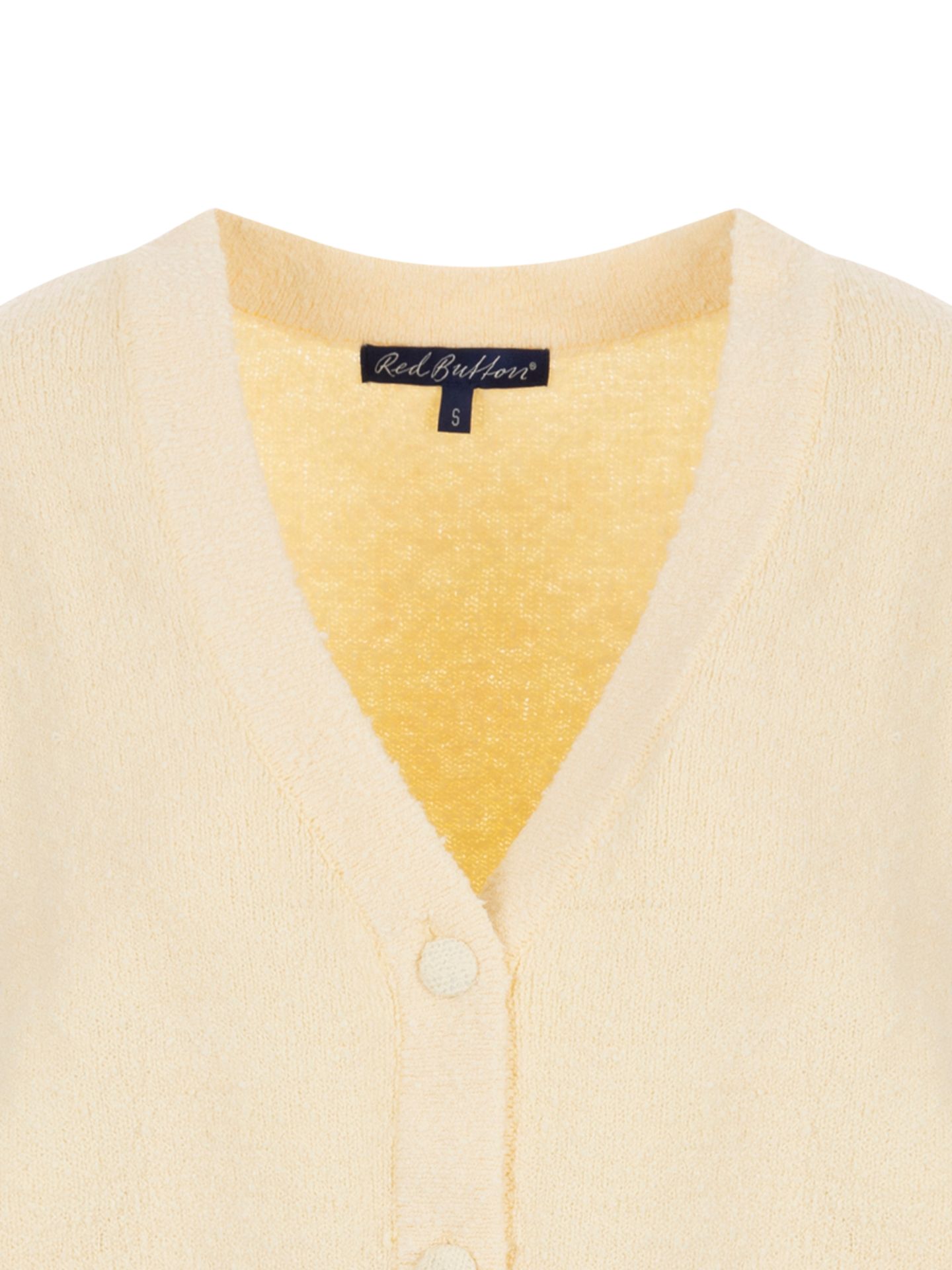 Red Button Vest Lesley Geel 00083662-2800