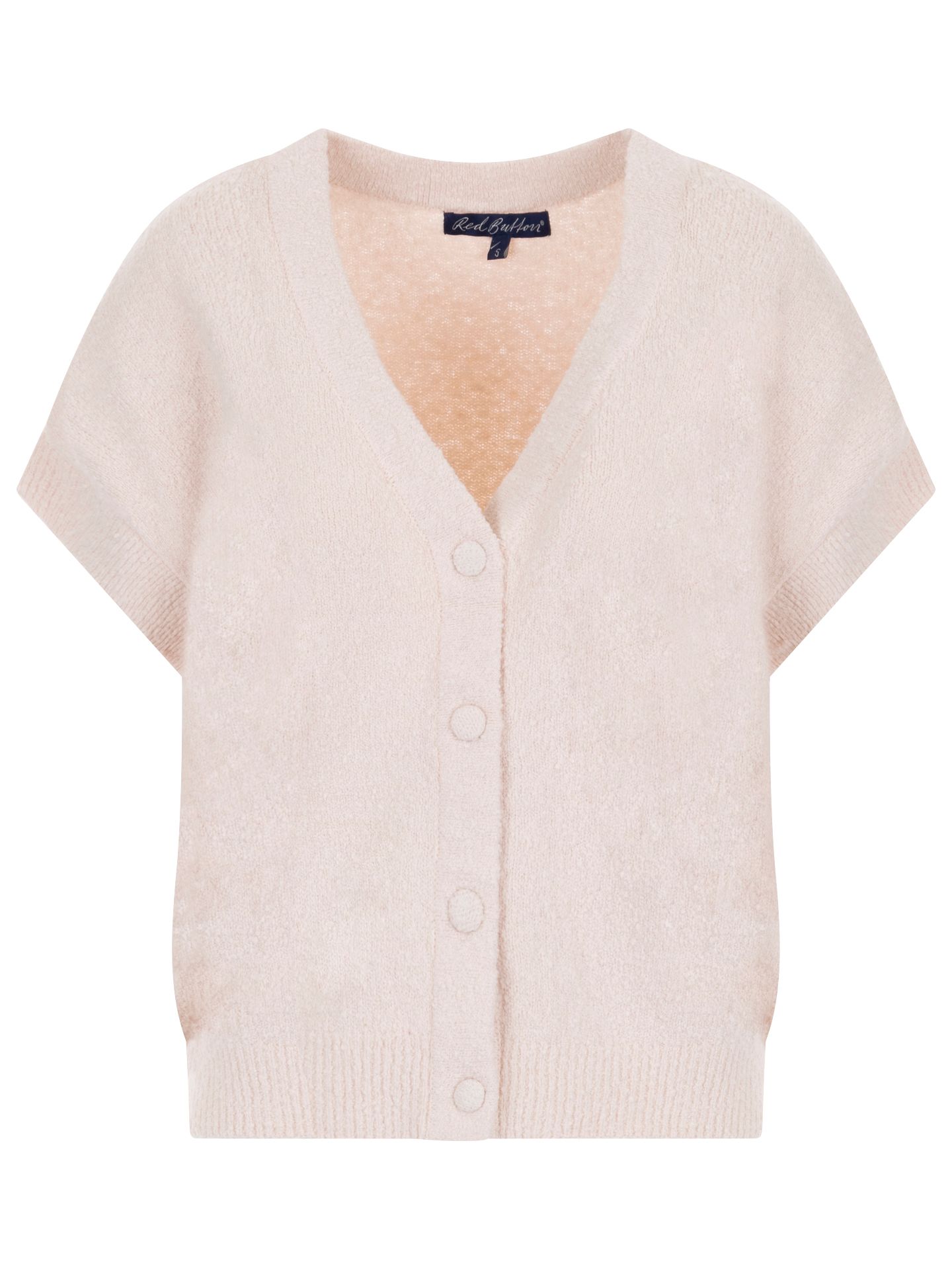 Red Button Vest Lesley Roze 00083662-4700