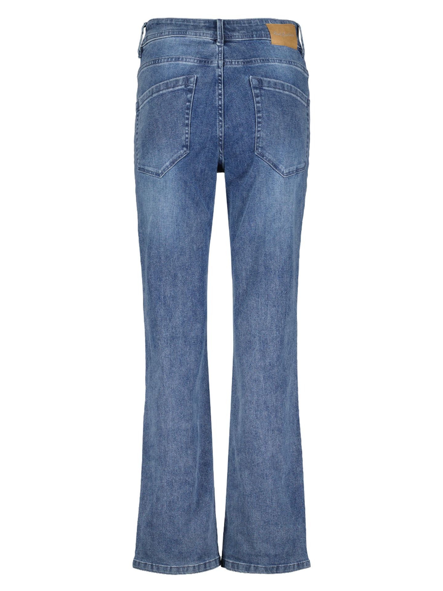Red Button Wide Leg Jeans Colette Blauw 00083663-770