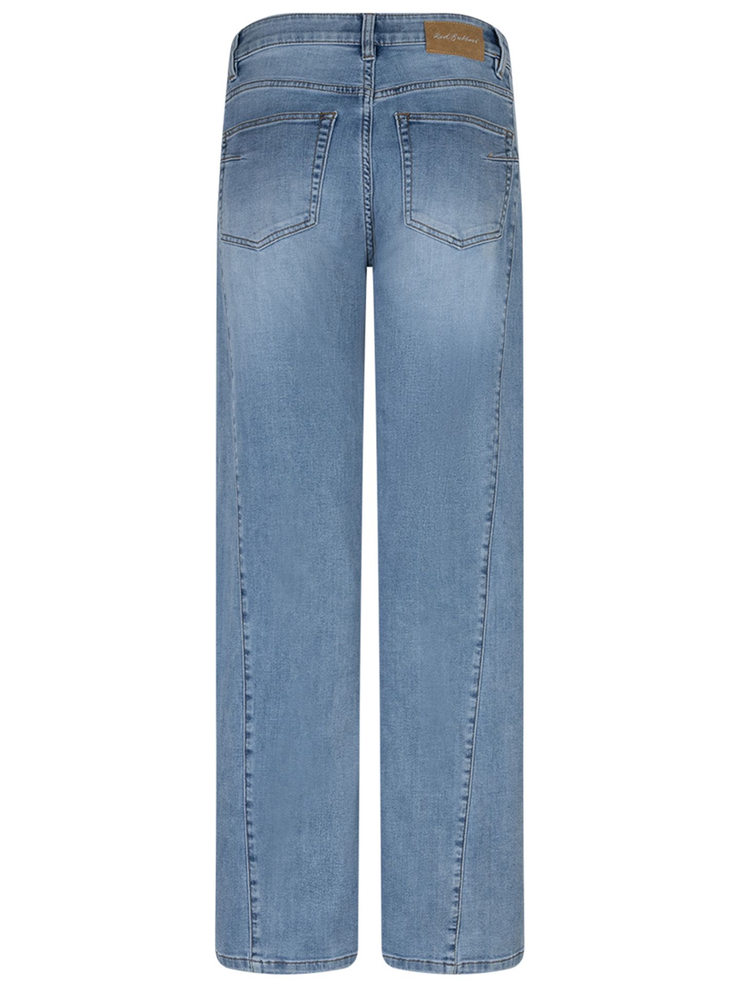 Red Button Straight Jeans Claudette Blauw 00083668-500