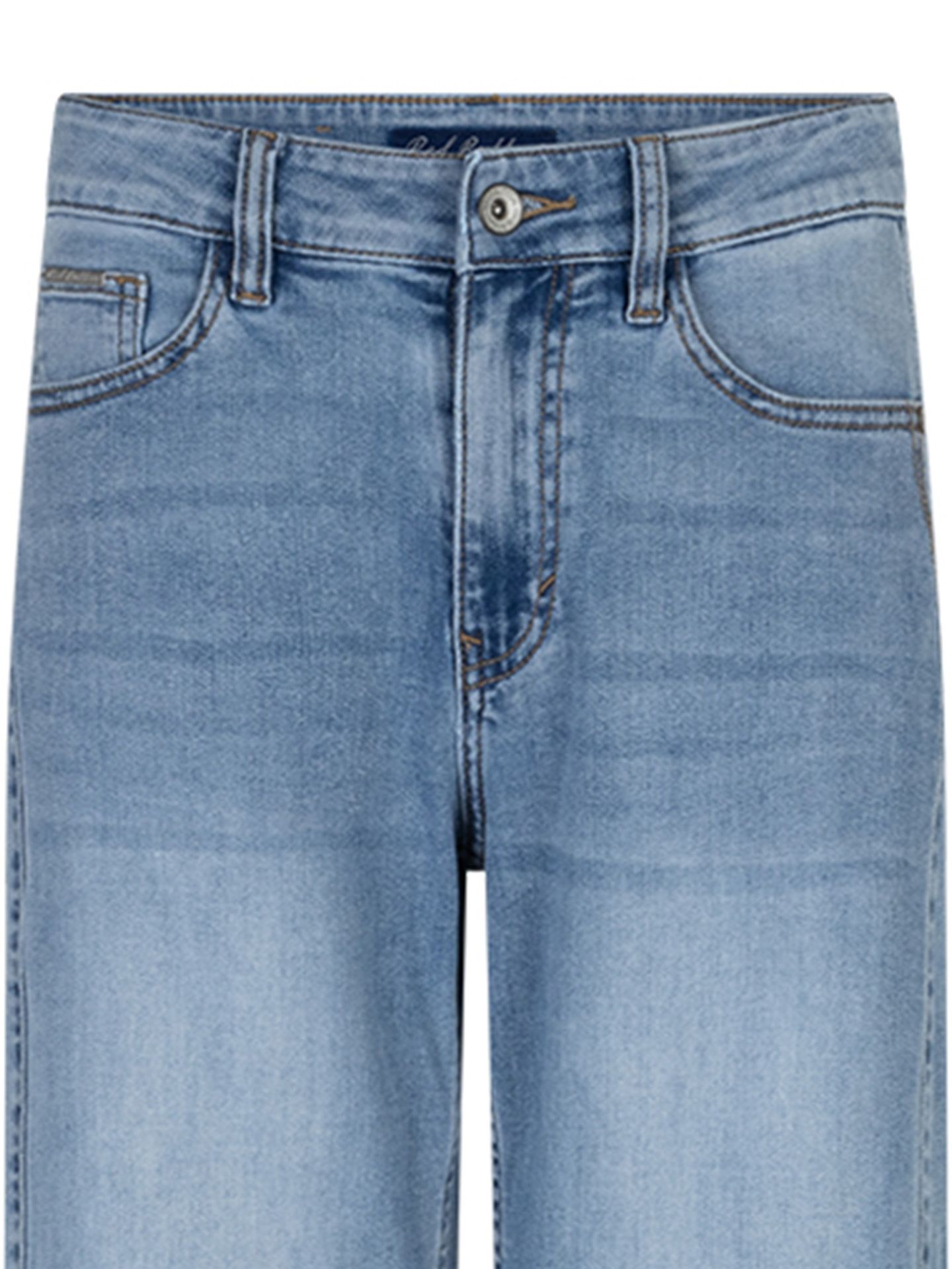 Red Button Straight Jeans Claudette Blauw 00083668-500