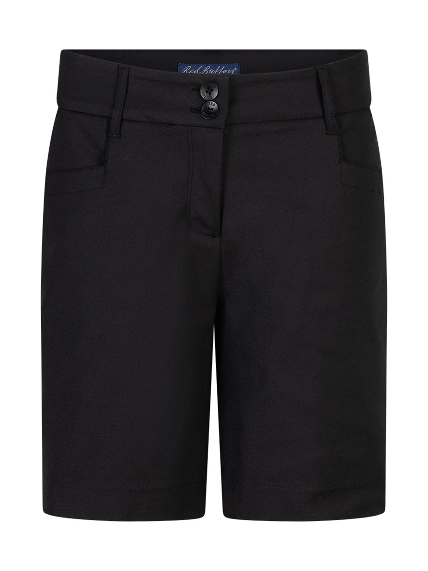 Red Button Short Ava Zwart 00083671-7500