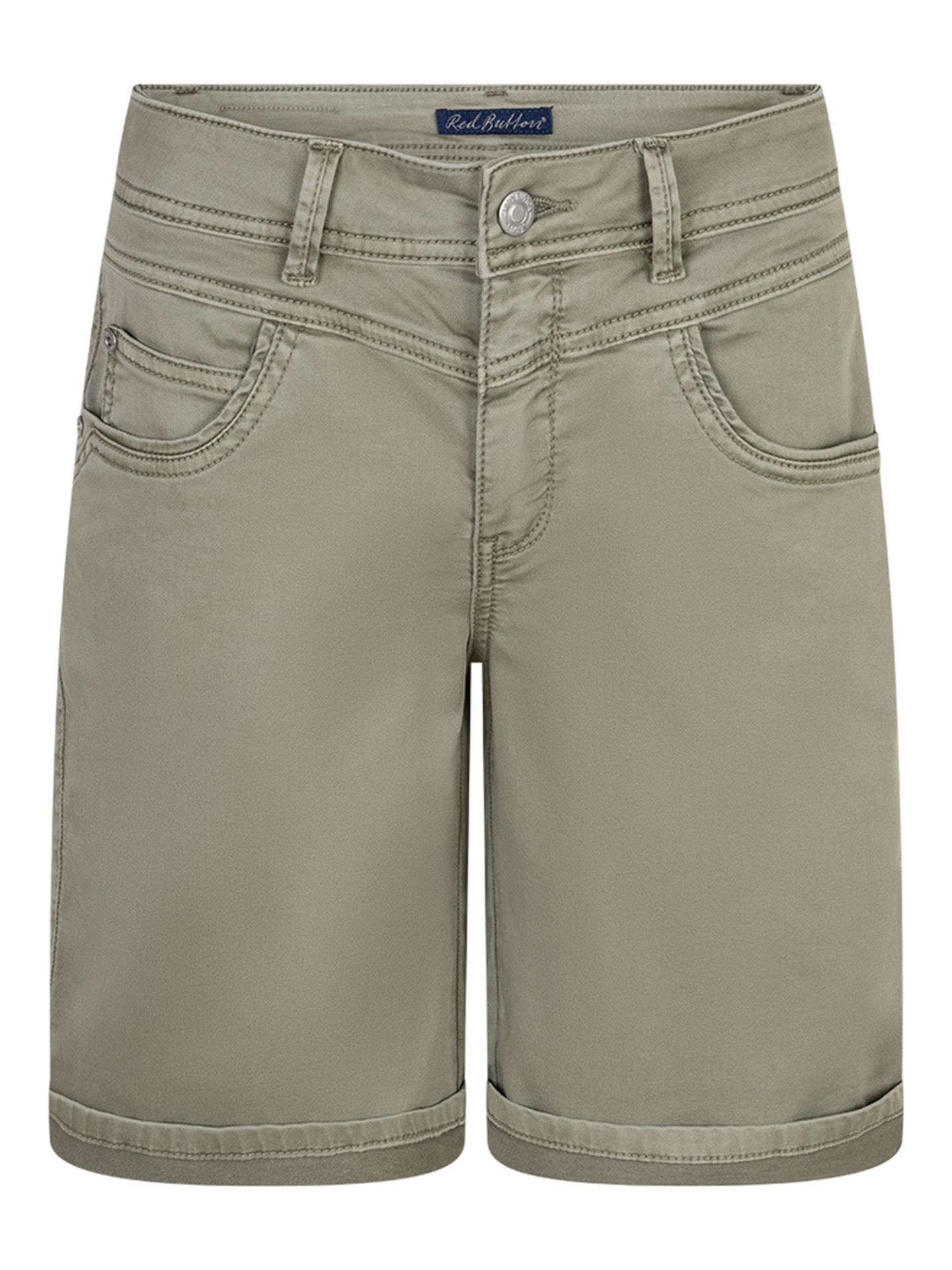 Red Button Short Relax Groen 00083673-6300