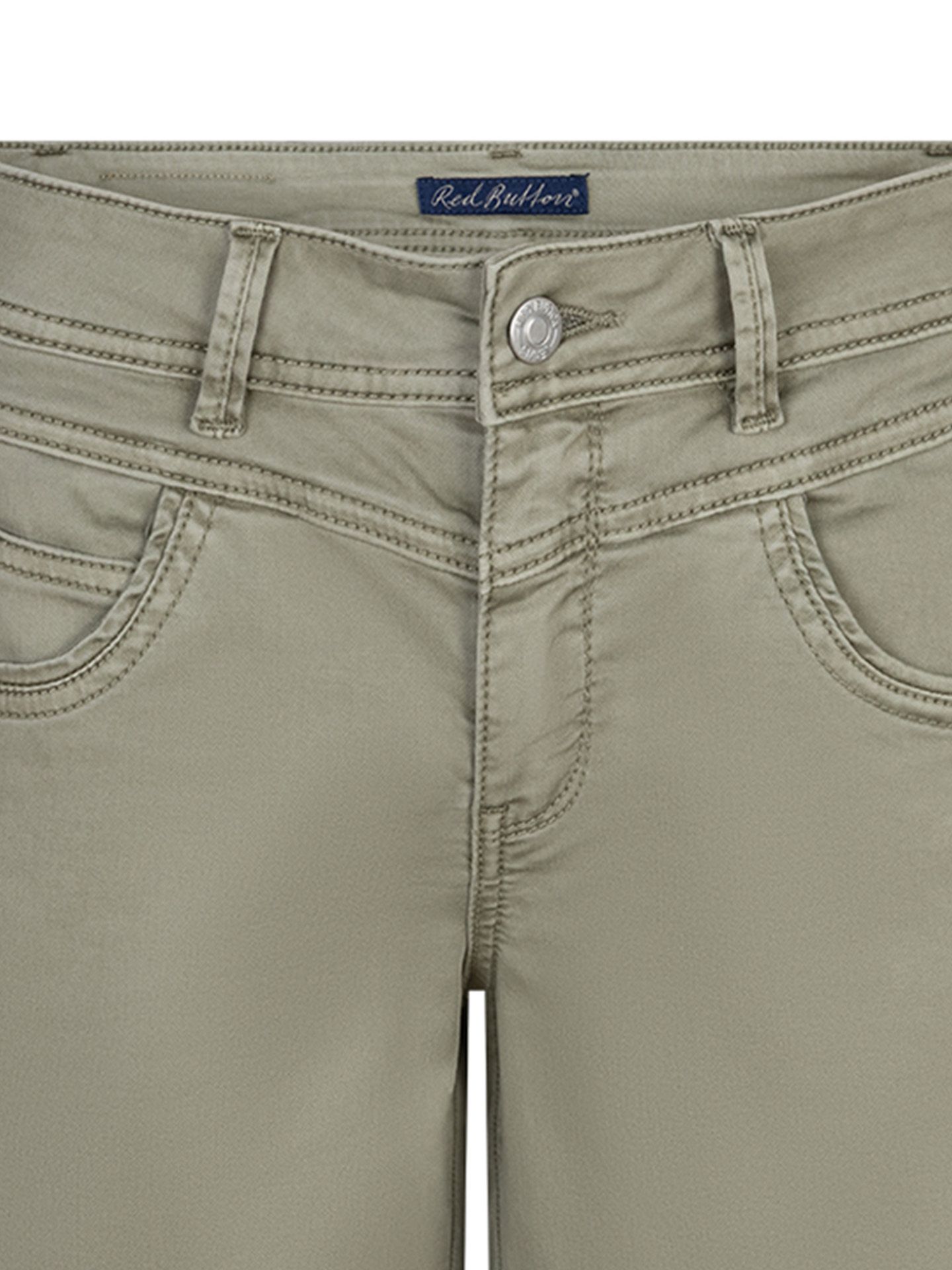 Red Button Short Relax Groen 00083673-6300