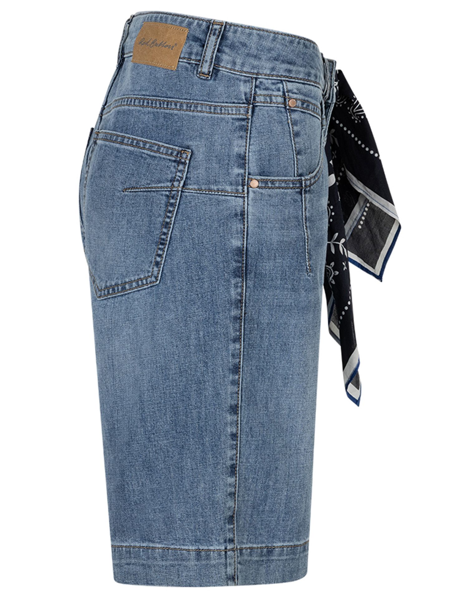 Red Button Short Kate Blauw 00083678-770