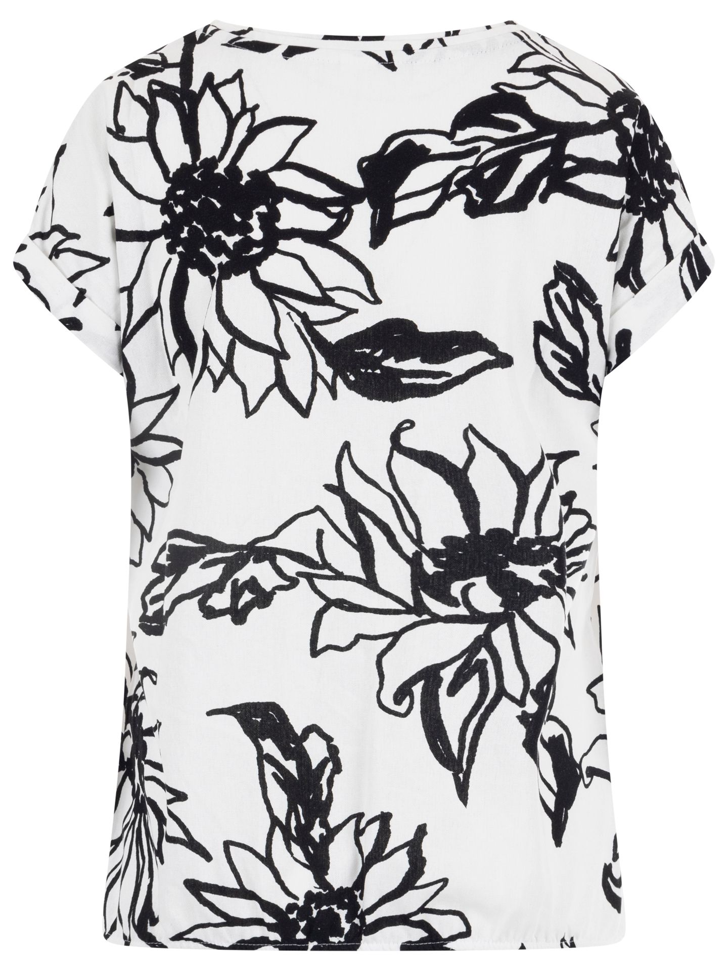 NED Blouse Nox Zwart-wit 00083698-7800