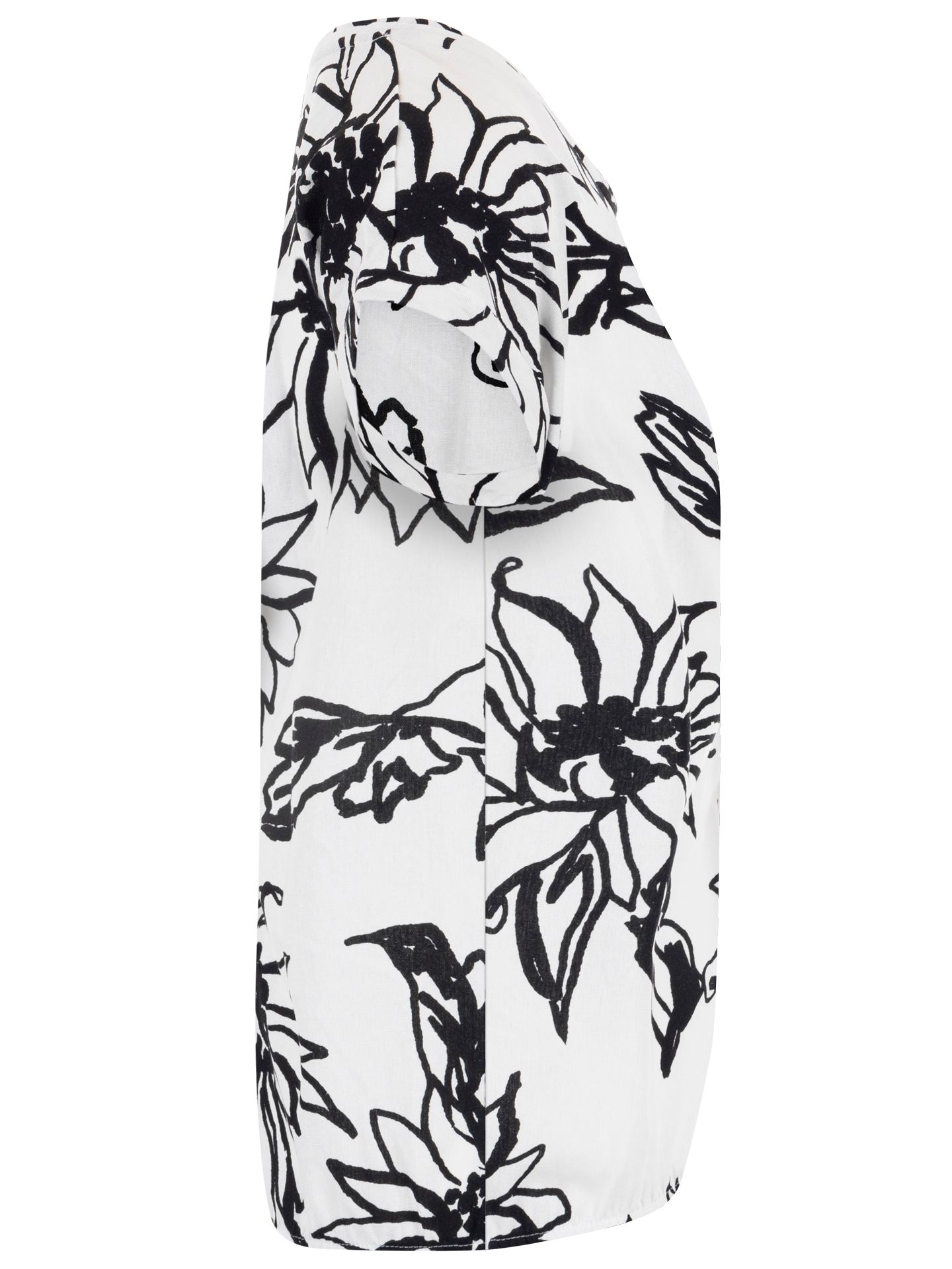 NED Blouse Nox Zwart-wit 00083698-7800