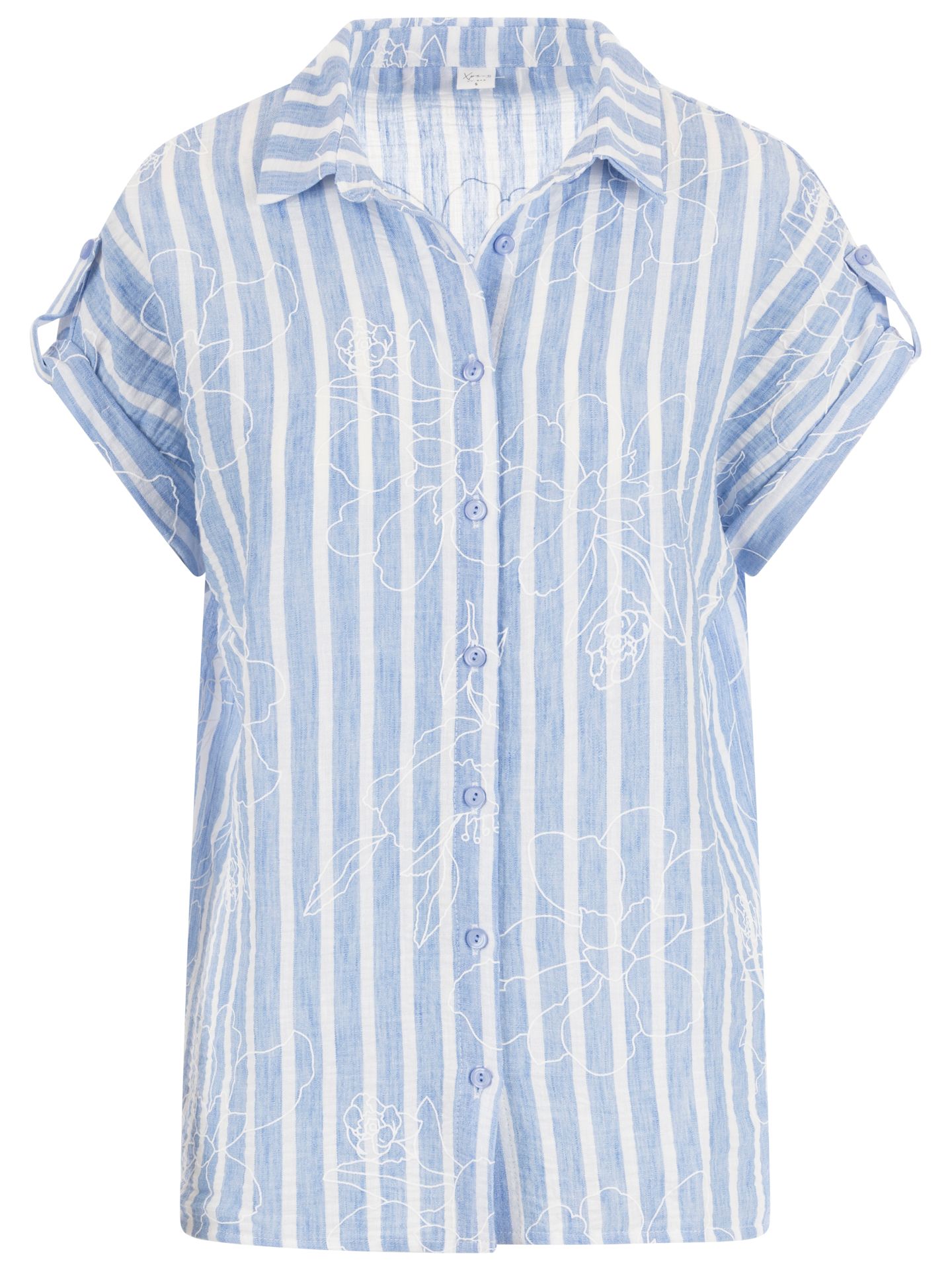 NED Blouse Annelie Blauw 00083701-1600