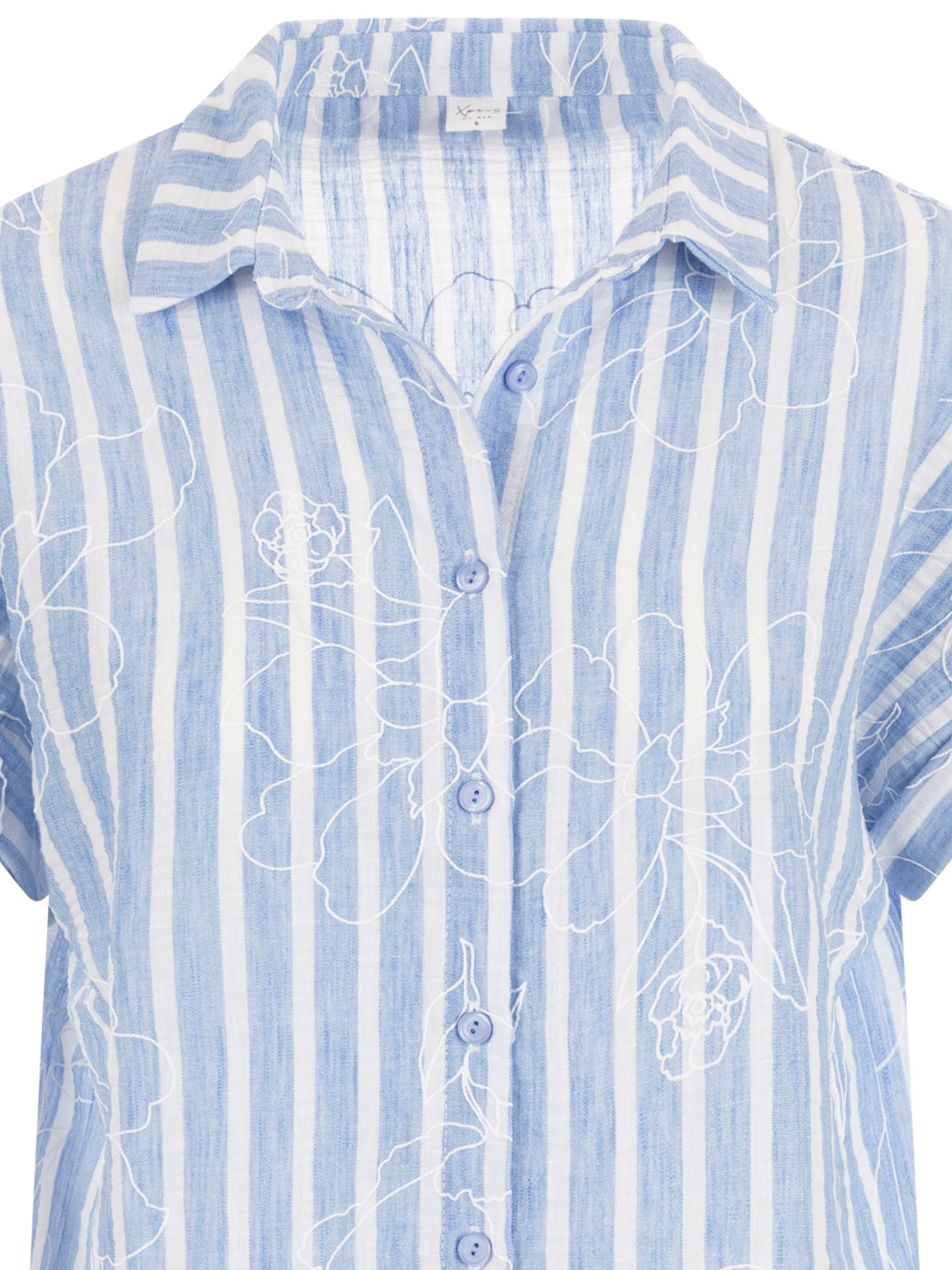 NED Blouse Annelie Blauw 00083701-1600