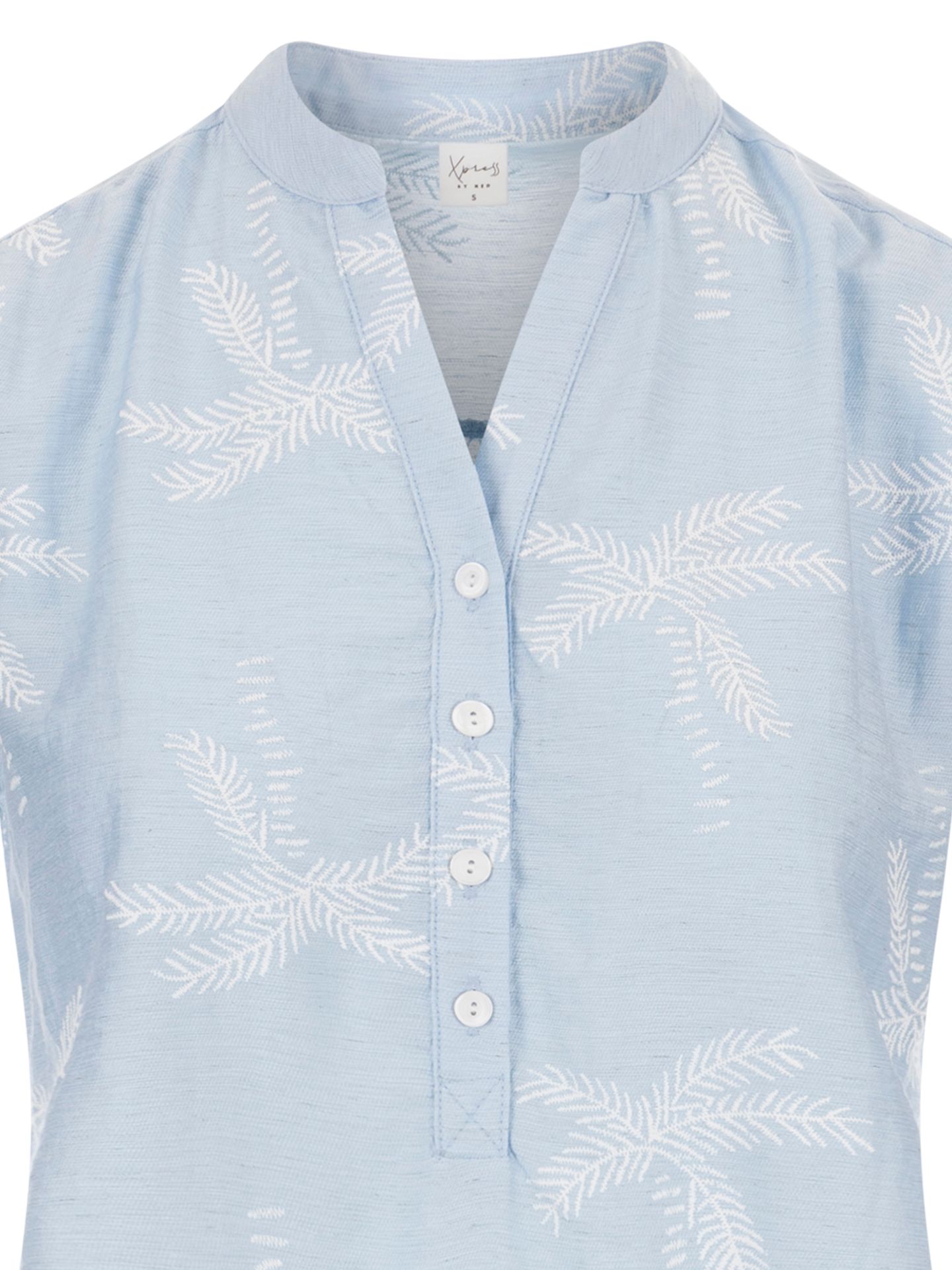 NED Blouse Lucie Blauw 00083711-1600