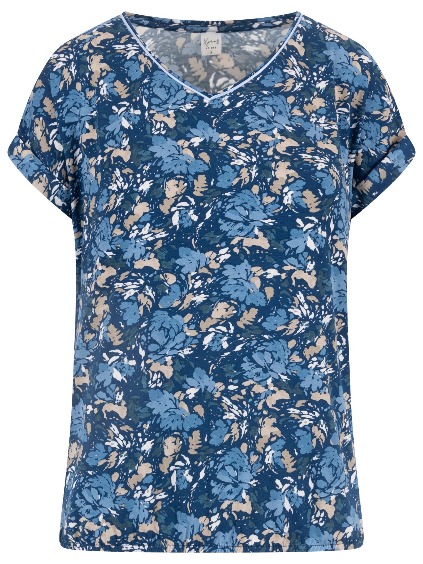 NED T-shirt Nox Blauw 00083713-1350