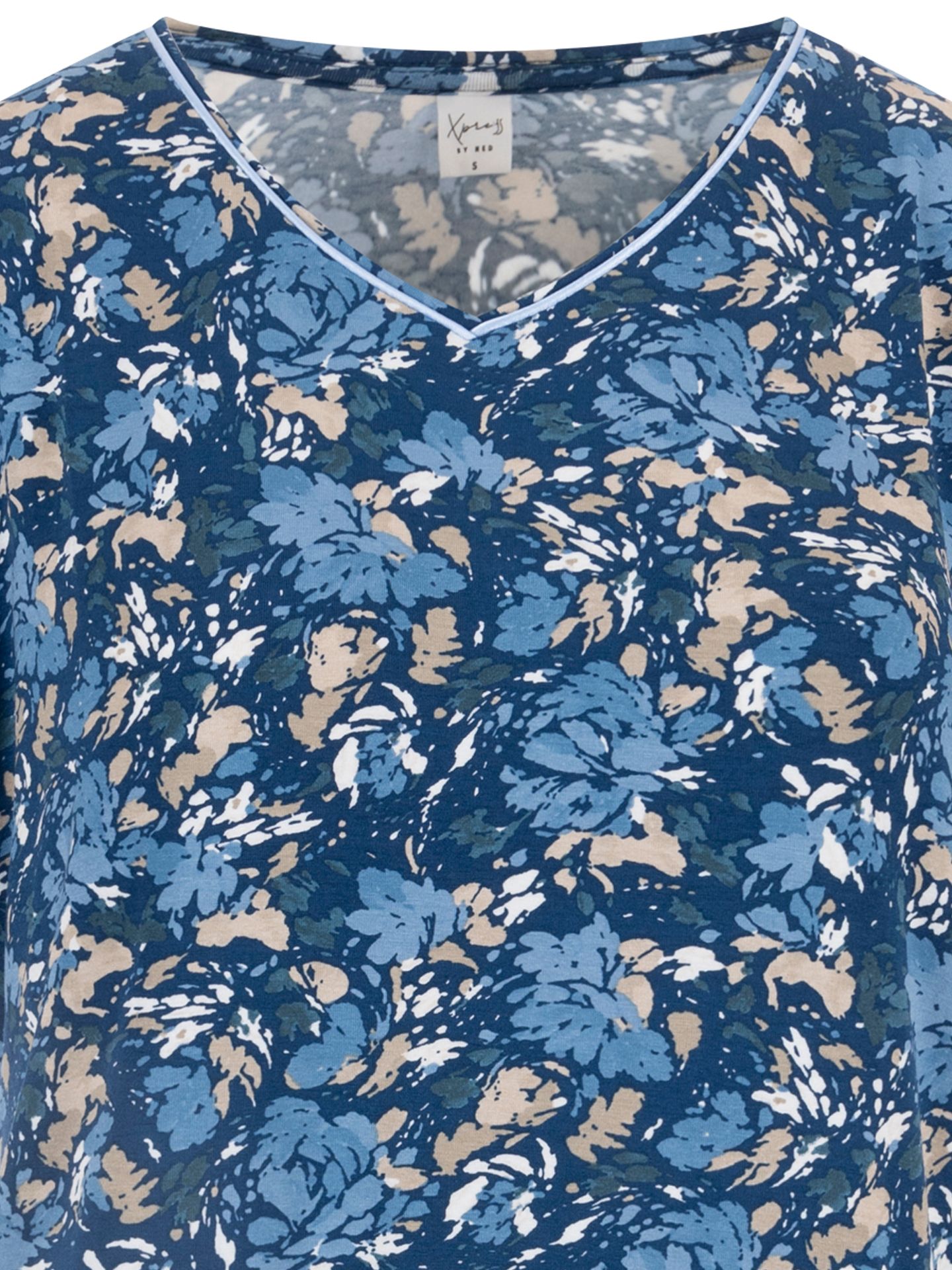 NED T-shirt Nox Blauw 00083713-1350